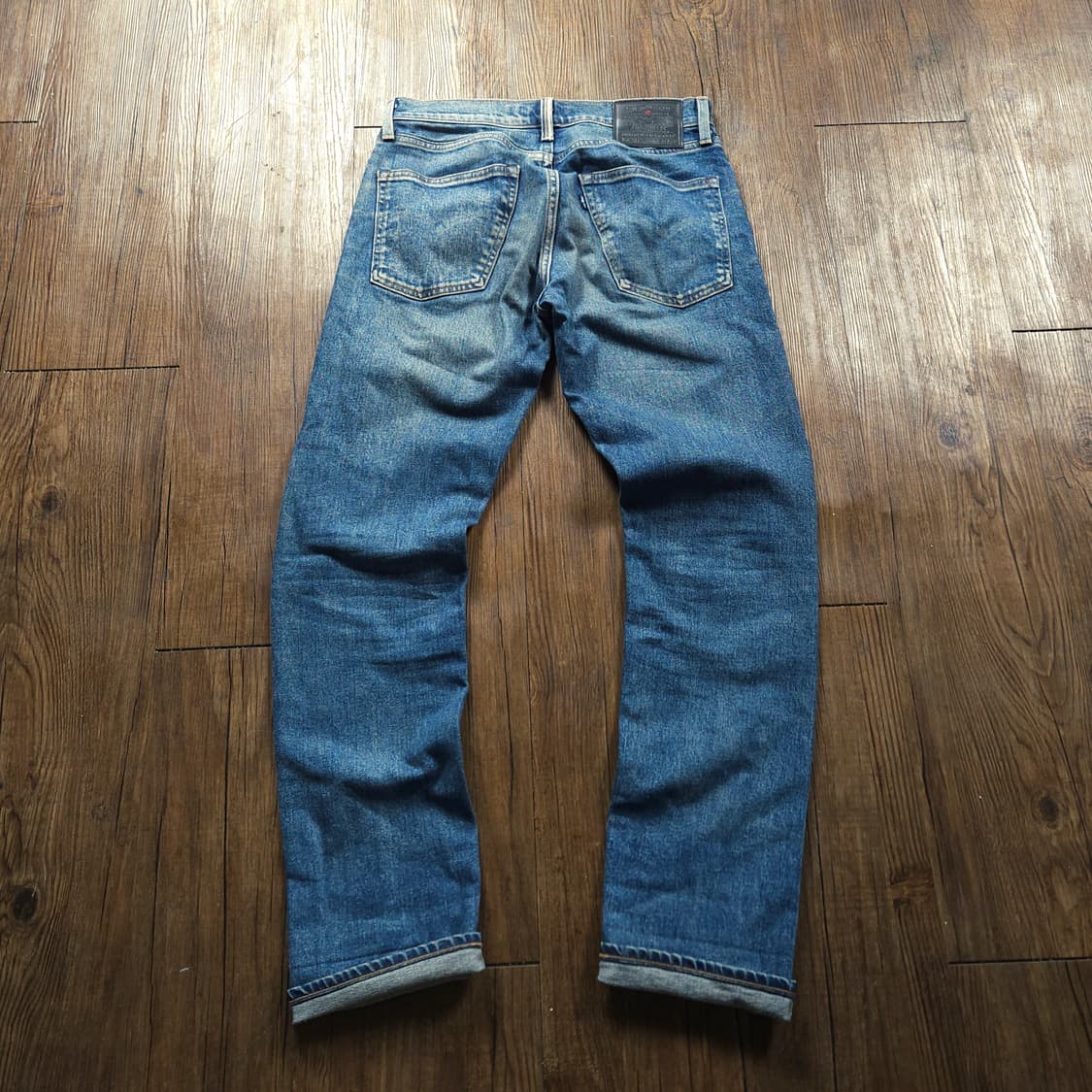 리바이스 메이드 앤 크래프티드 블루탭 일판 셀비지 데님 팬츠 상품이미지1