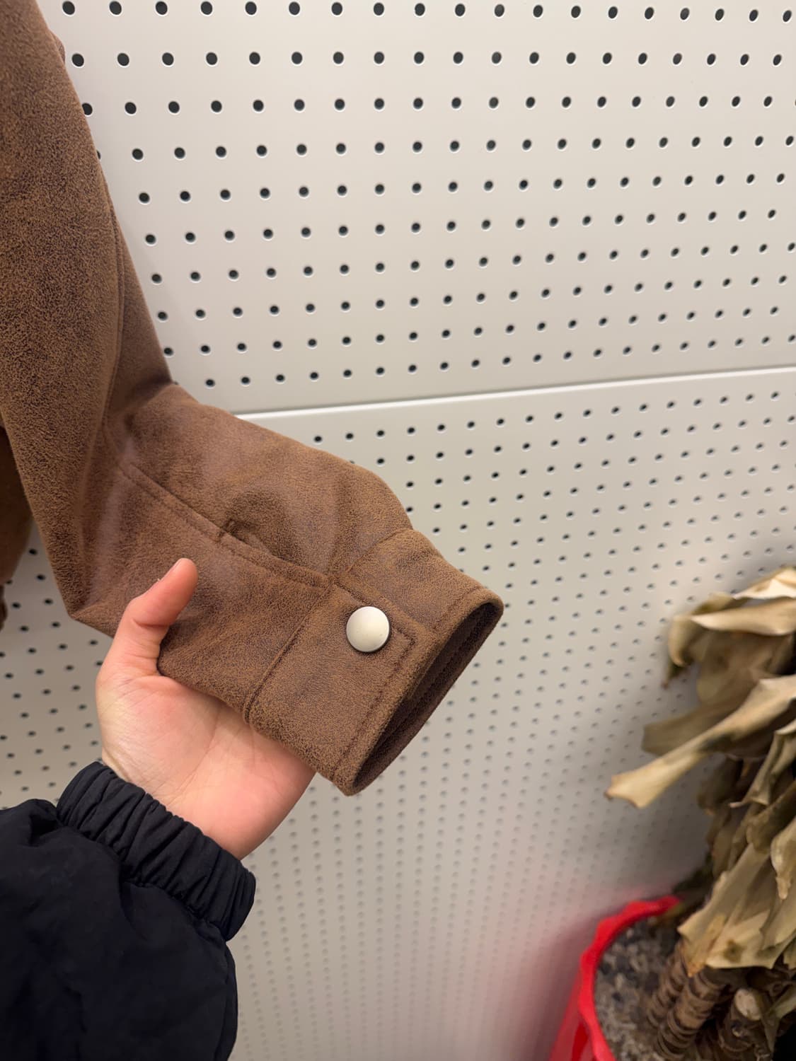 브라운 스웨이드 집업 자켓 U455 상품이미지3