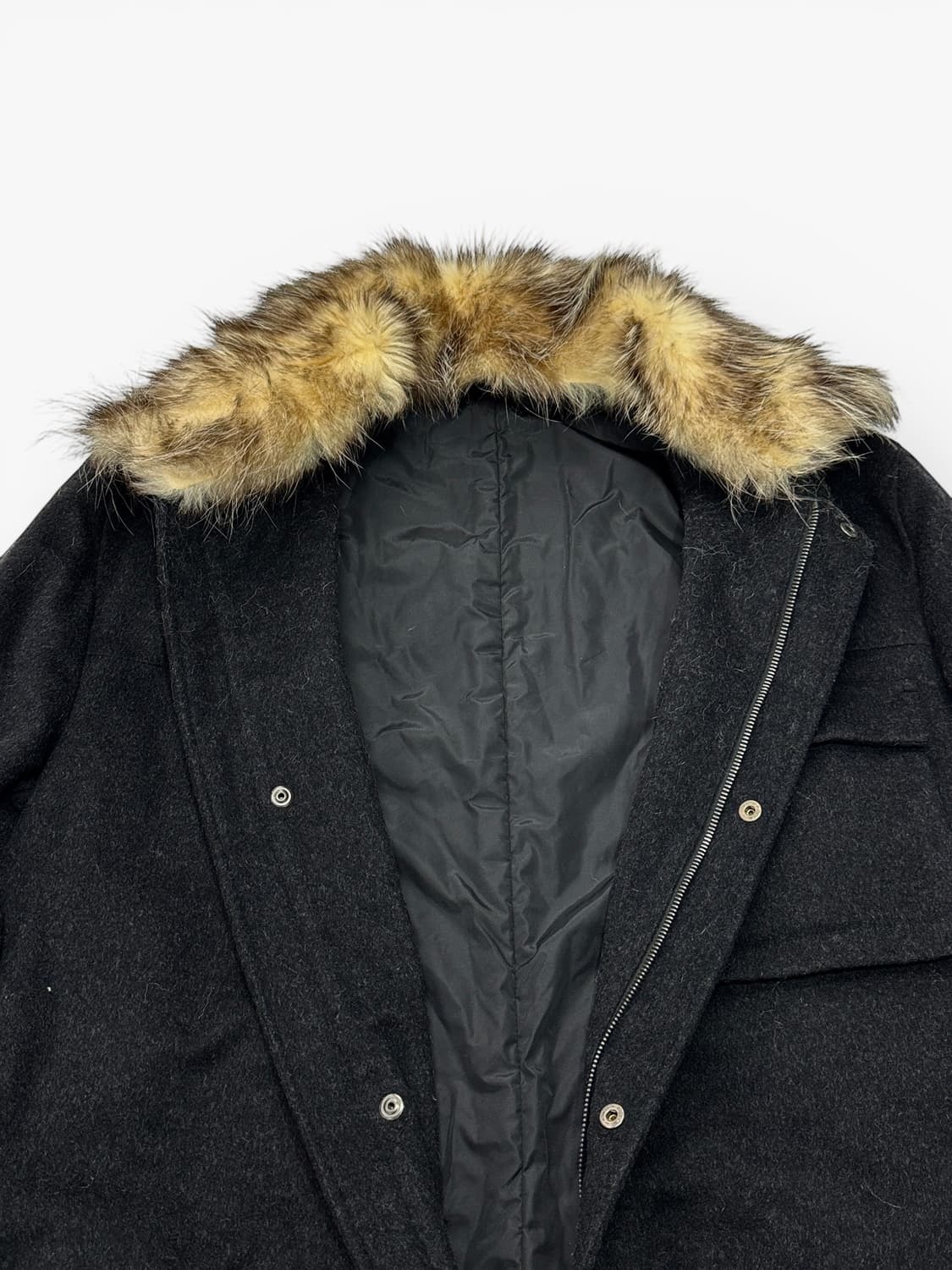 Jil Sander Early 00s Fur Military Jacket 상품이미지5