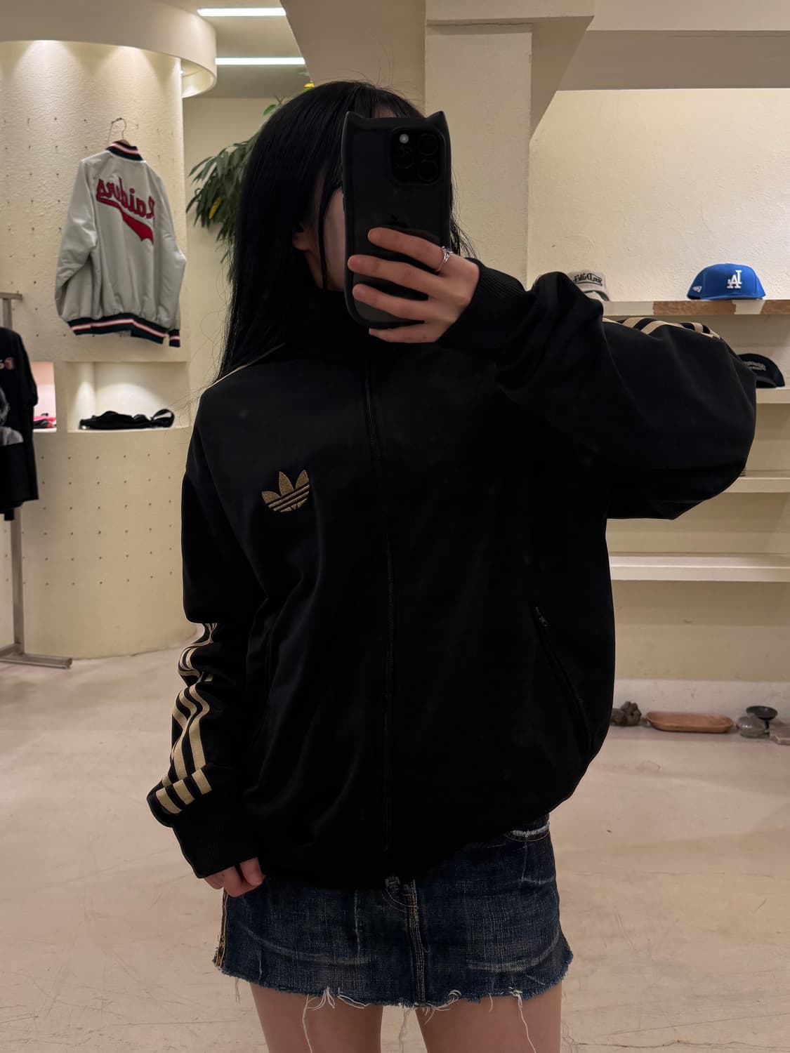 아디다스 파이어버드 골드 트랙탑 져지 U77 상품이미지1