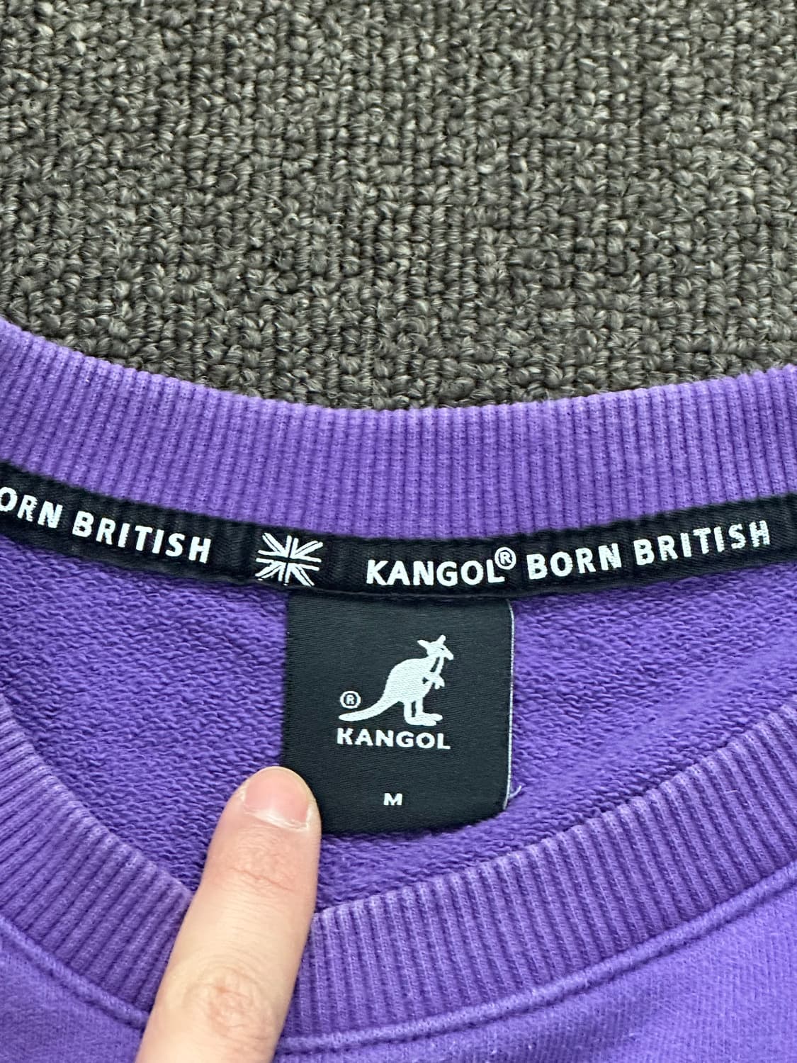 M)KANGOL 빈티지 퍼플 스웻셔츠 상품이미지4