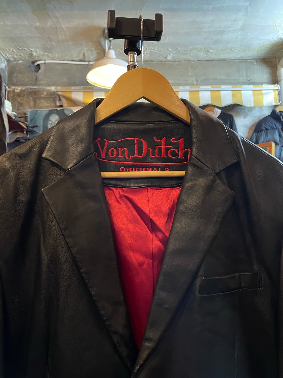 VonDutch 양가죽 블레이져 자켓 블랙 상품이미지2