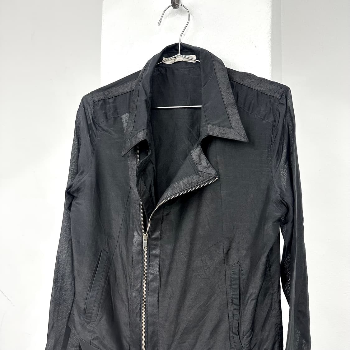 coated line see through jacket 상품이미지5
