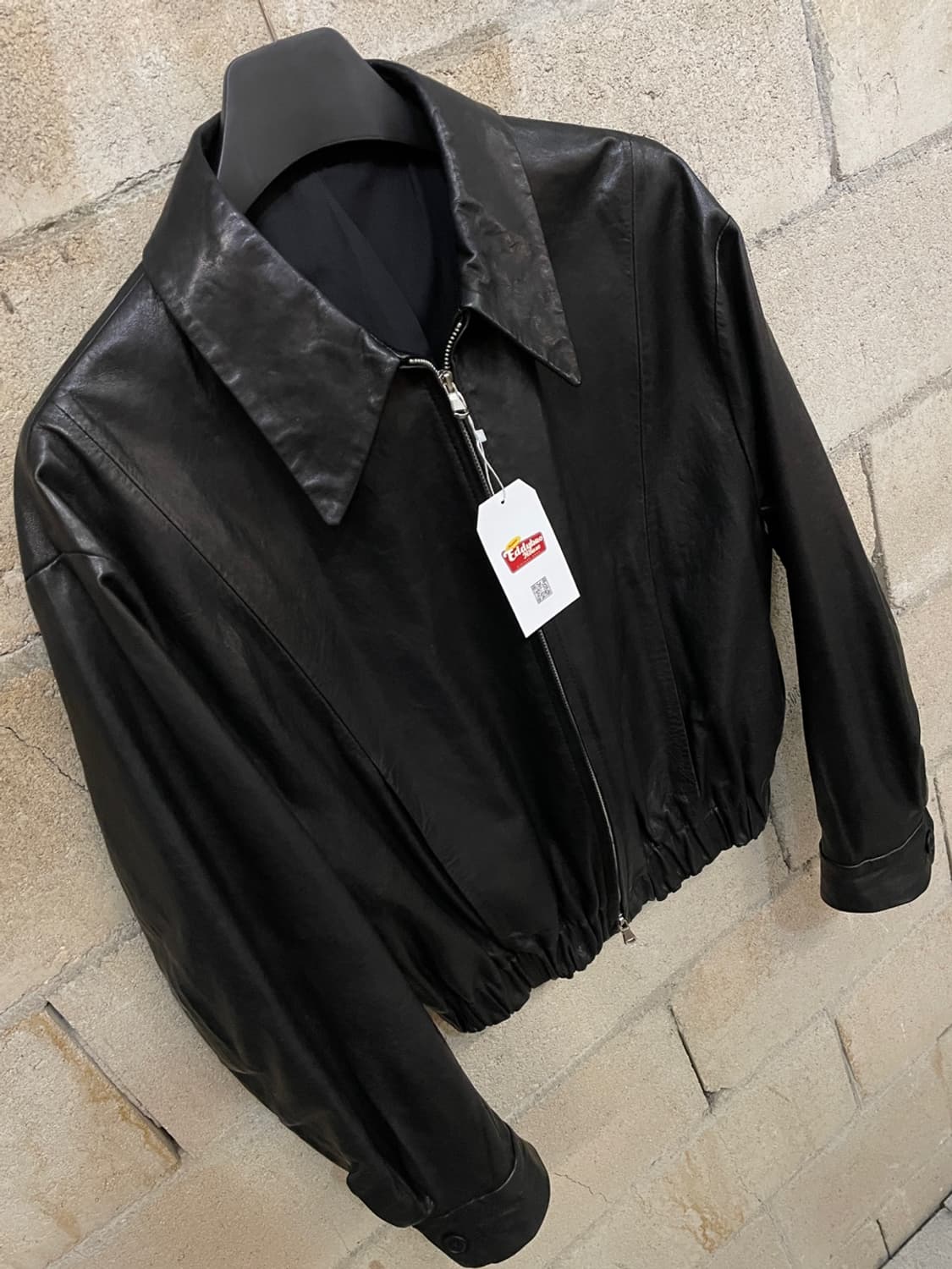 쿠어 램스킨 블루종 레더 자켓 상품이미지4