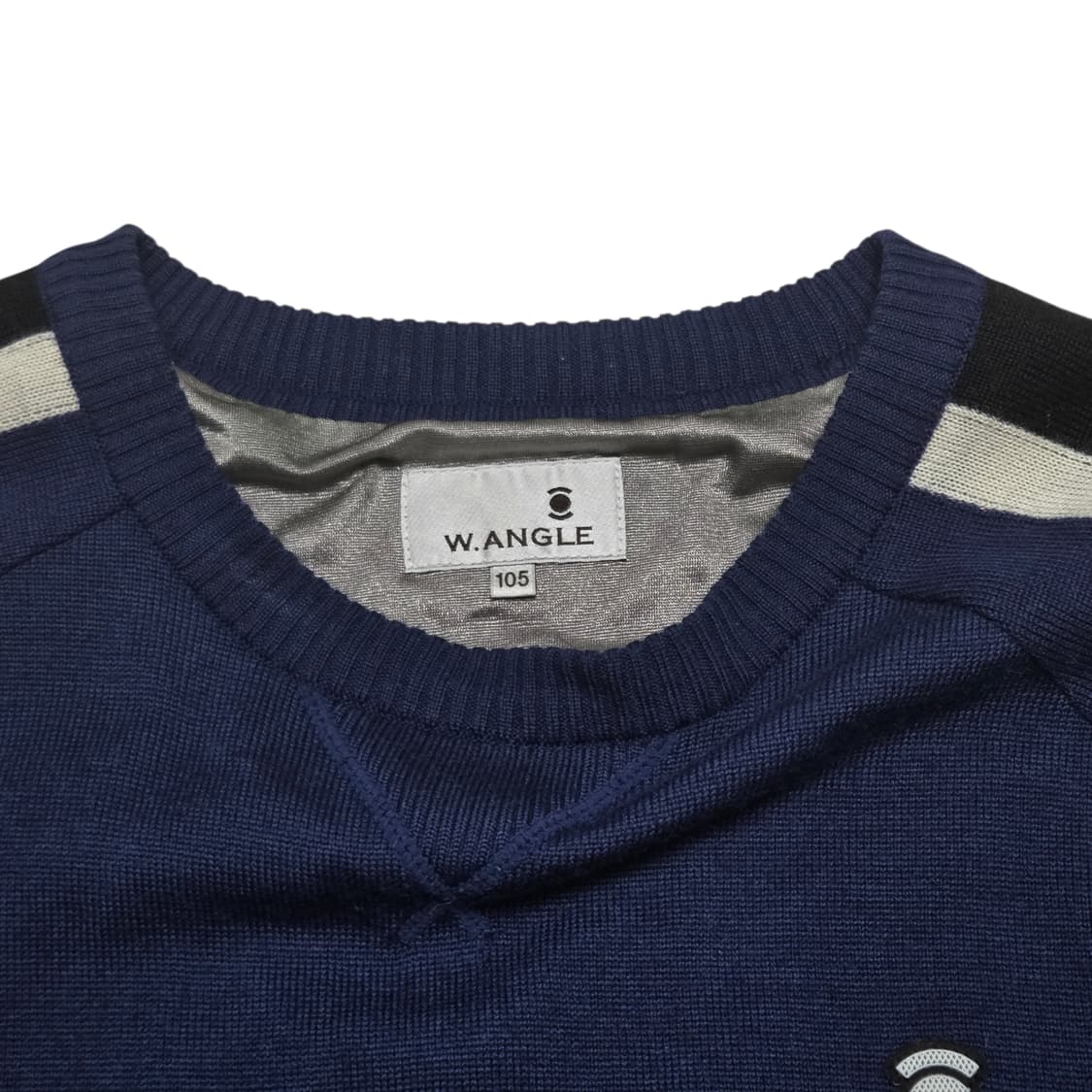 W.ANGLE 와이드앵글 남성용 배색 골프웨어 니트
 상품이미지2