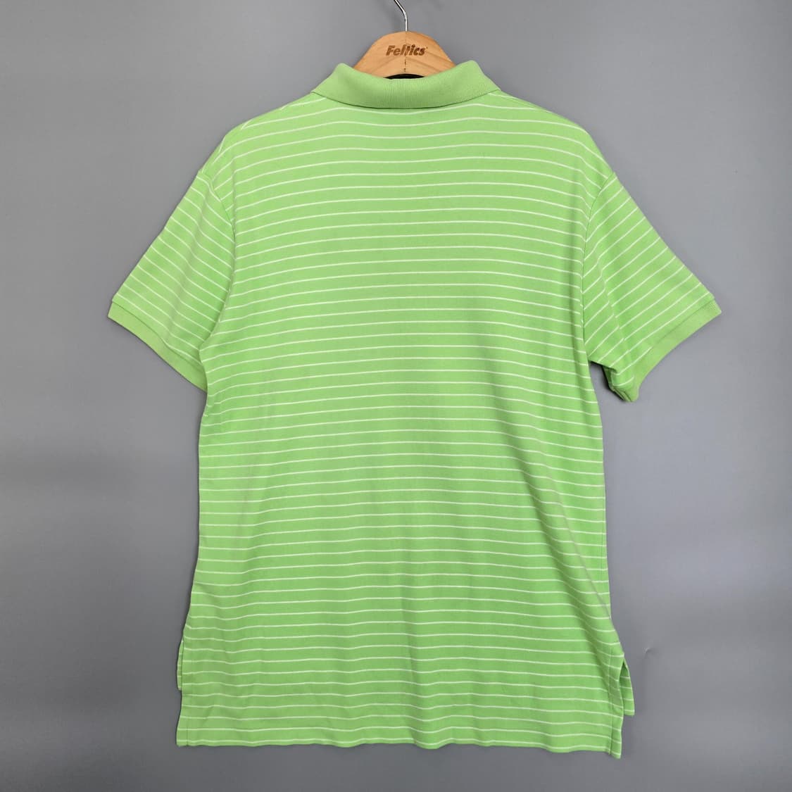 폴로 랄프로렌 polo 커스텀핏 스트라이프 반팔 PK티셔츠 L 상품이미지3