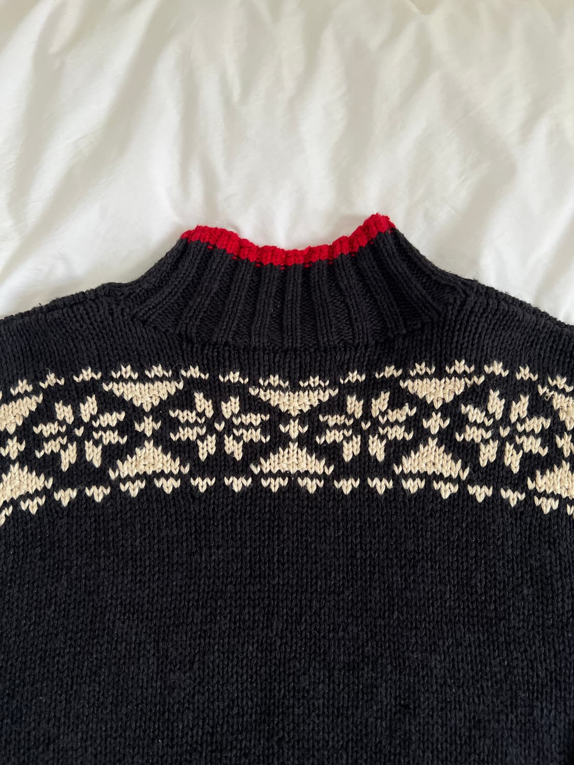 랄프로렌 익스클루시브 스키 패턴 롱 니트 스웨터 상품이미지9