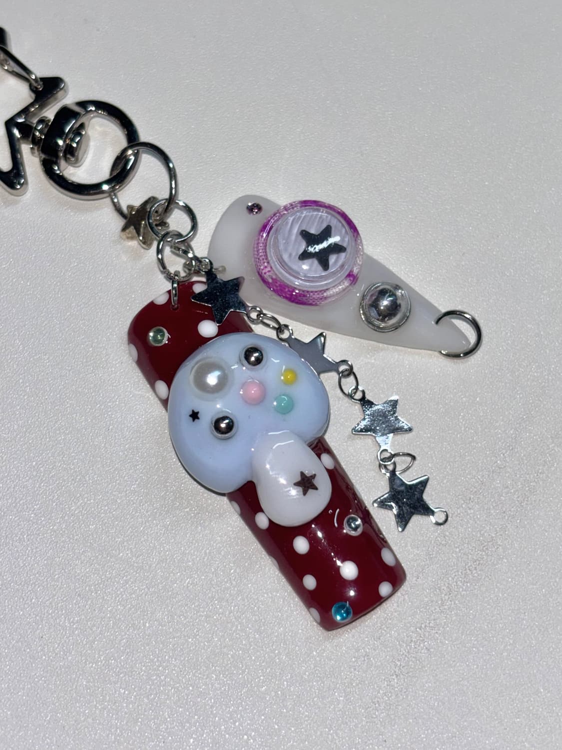 네일 팁 키링 nail tip keyring 상품이미지1