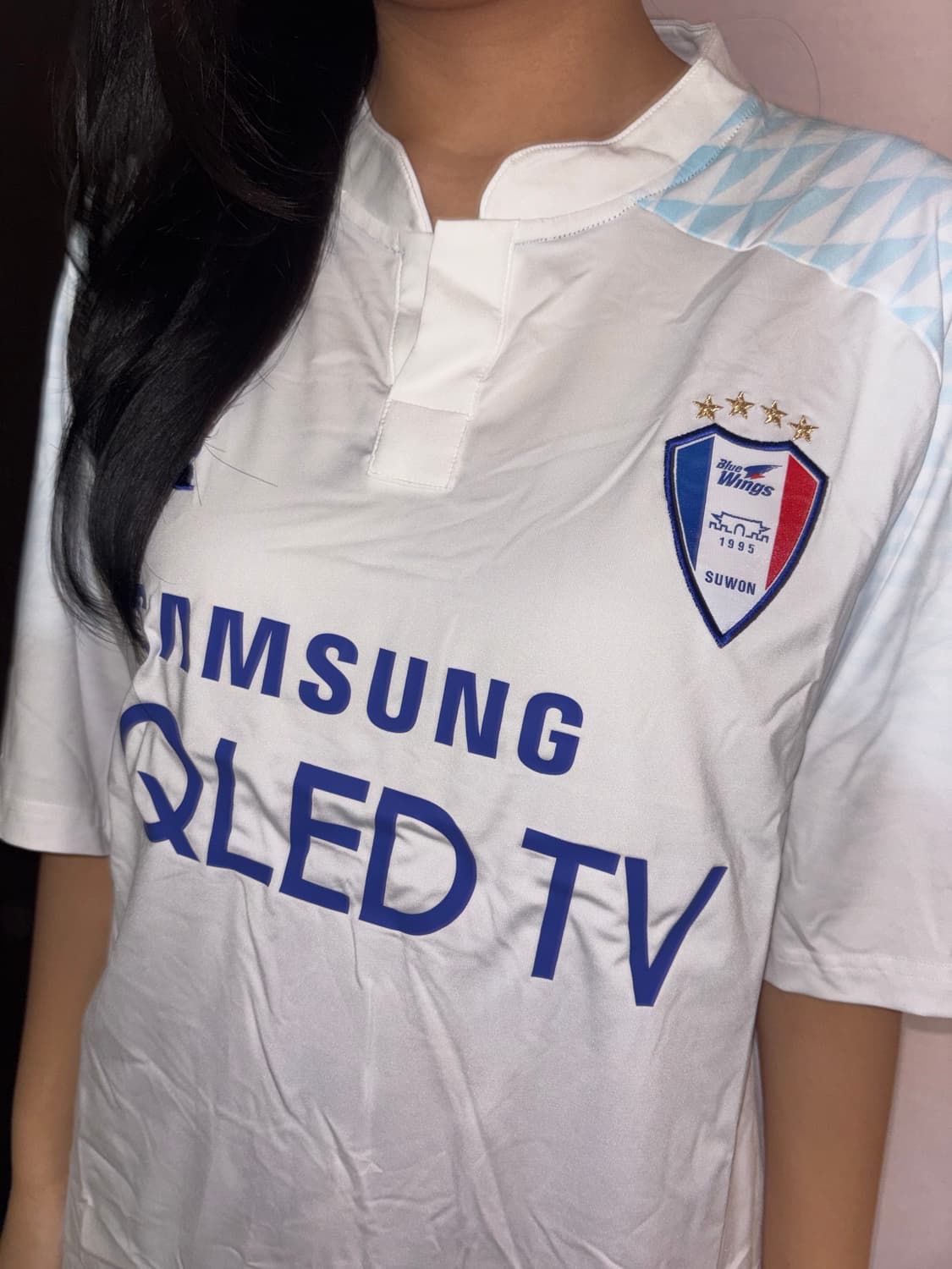 수원삼성 반팔 유니폼 1+1❤️ 블루 화이트 상품이미지3