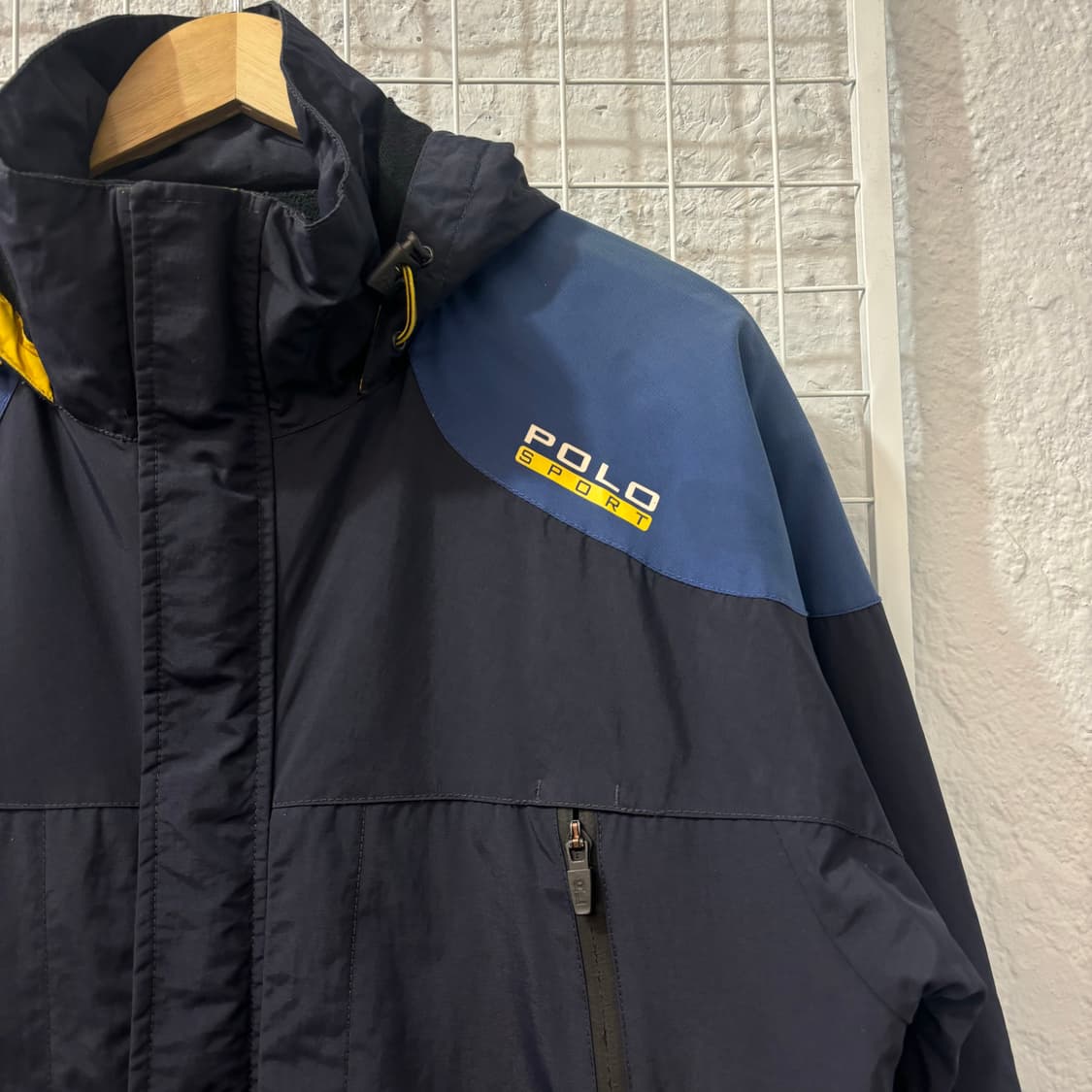 90s 폴로 스포츠 올드스쿨 빈티지 바람막이 자켓 L 상품이미지5