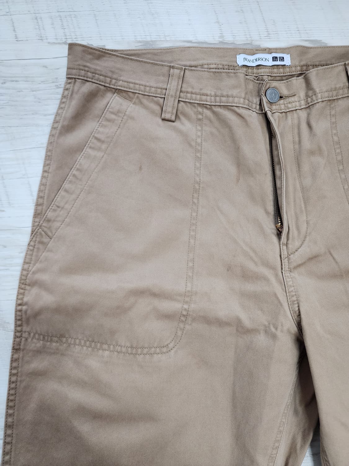 UNIQLO 유니클로 JWA 퍼티그 팬츠 팜 34인치 JW앤더슨 면 바지 상품이미지4