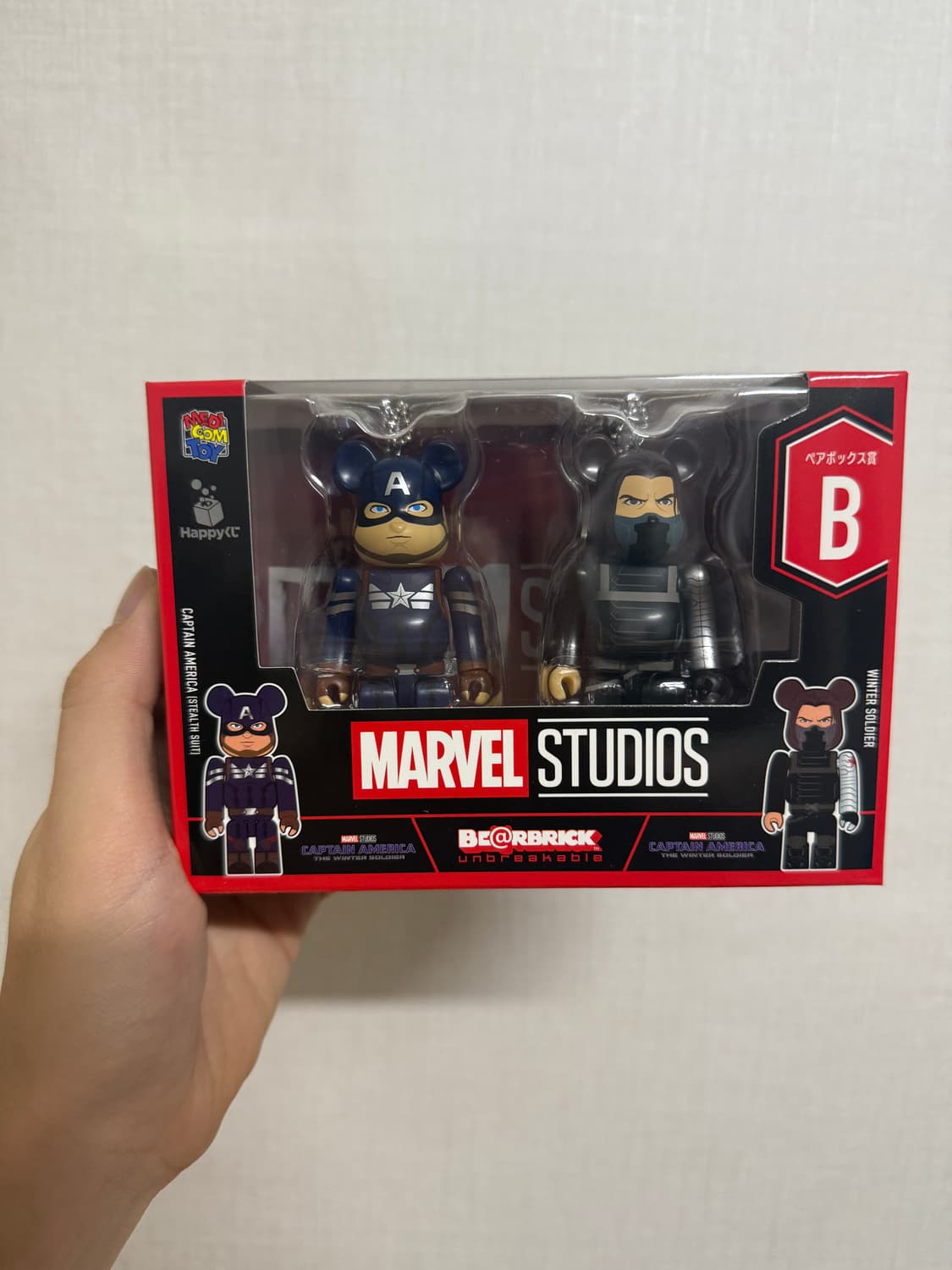 bearbrick 베어브릭 캡틴아메리카 & 윈터솔져 상품이미지1