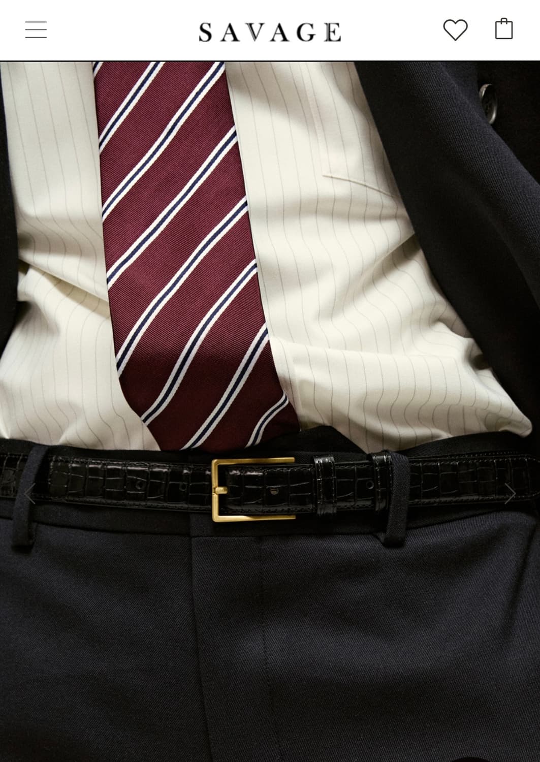 L) 세비지 벨트 상품이미지5