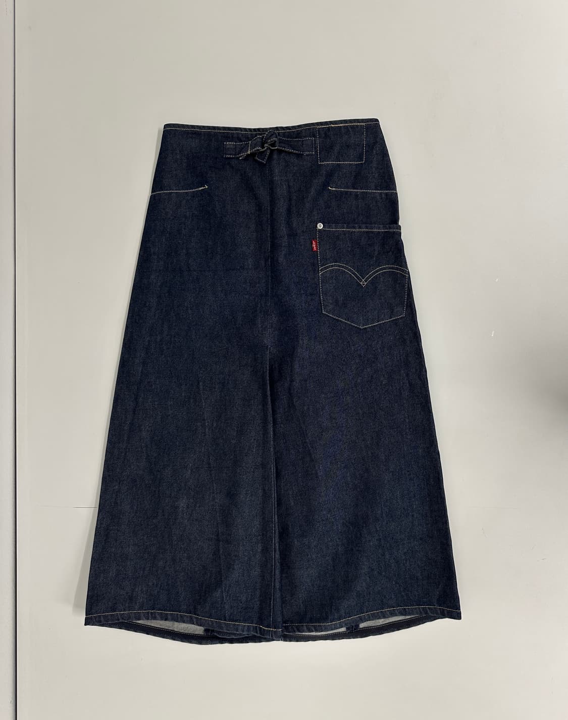 리바이스 엔지니어드 롱 데님 스커트 실측 26/27 상품이미지3