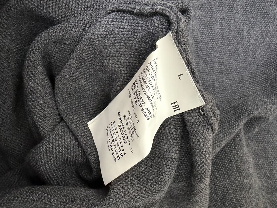 [50] 마르지엘라 배색 니트 상품이미지3