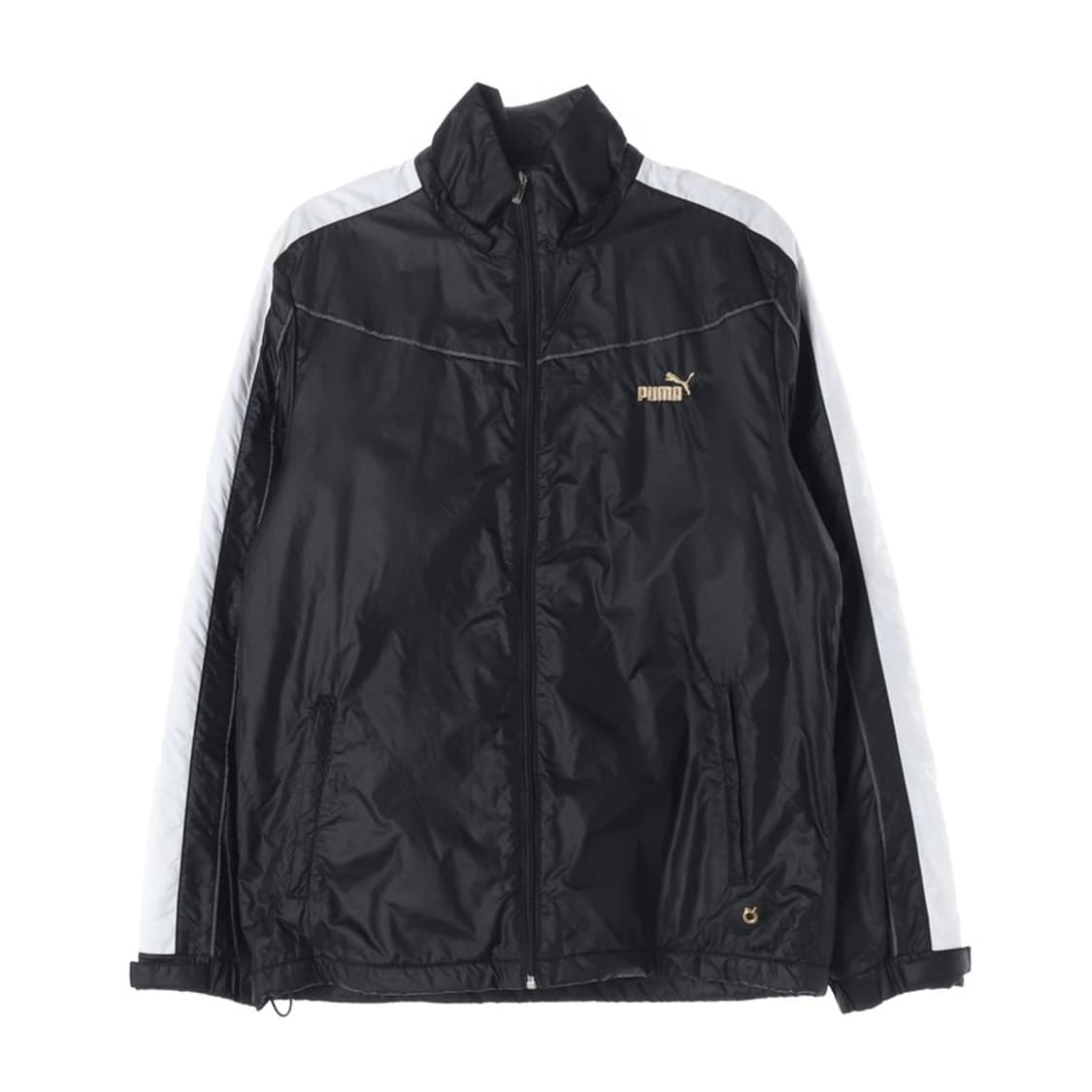 PUMA 빈티지 화이트 라인 솜 충전 웜업 자켓 L 상품이미지1