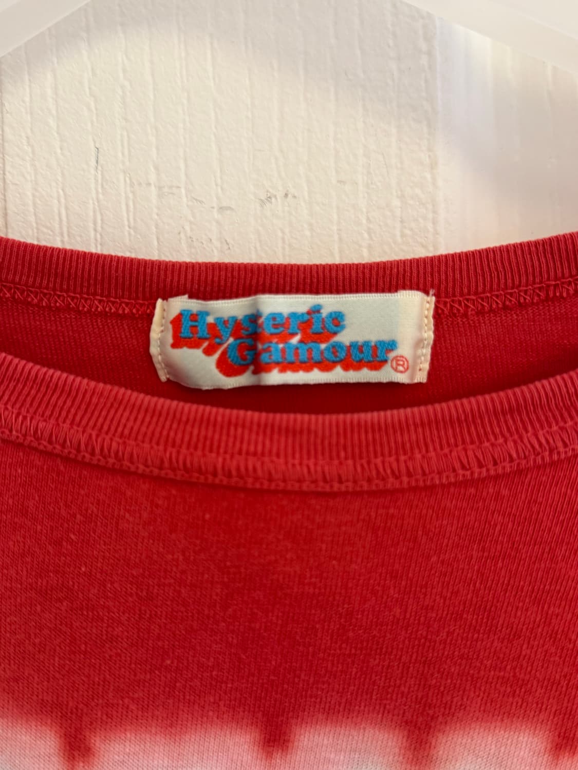 hysteric glamour red top 상품이미지3