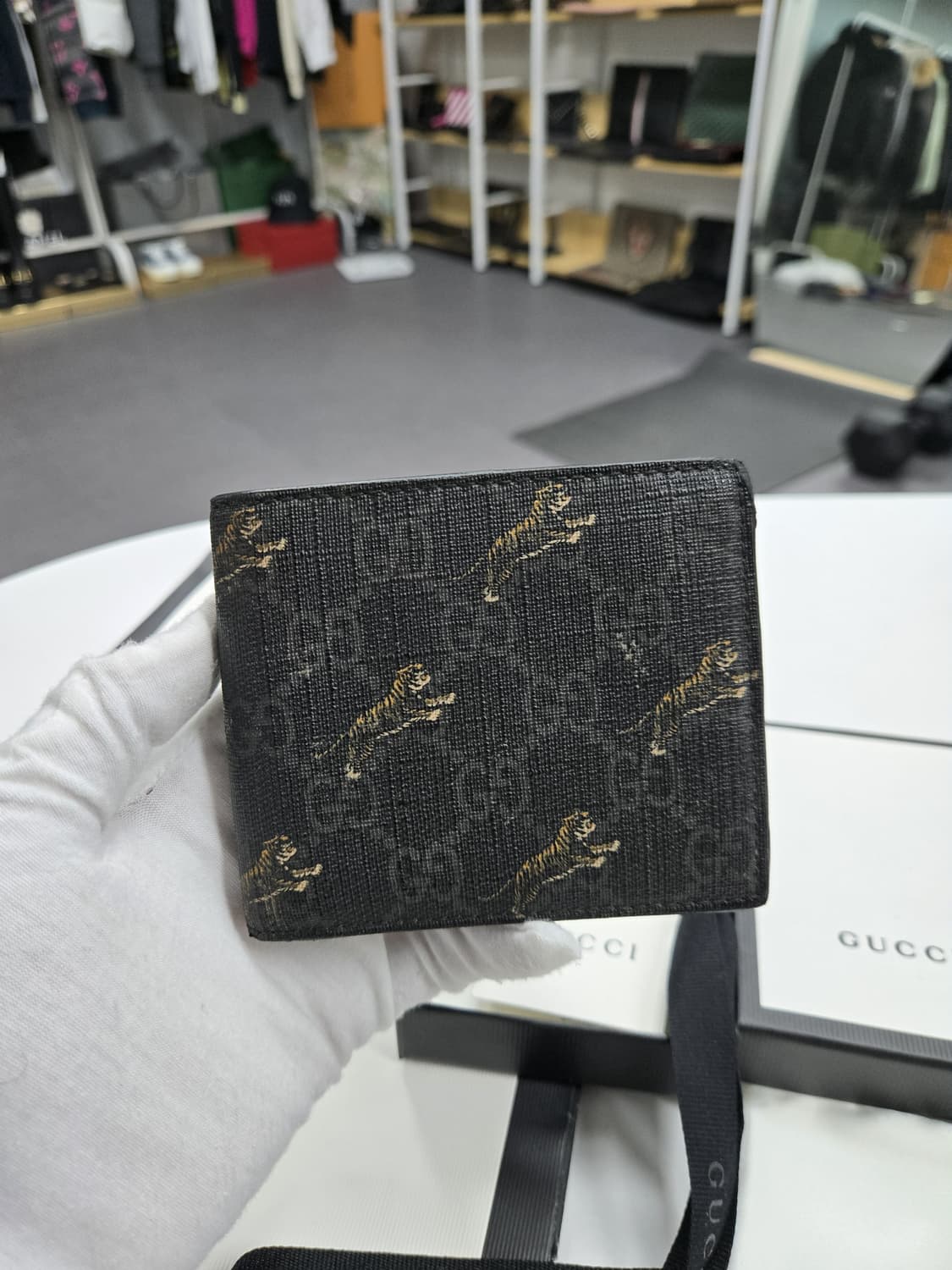 [A급컨디션]구찌 점핑 타이거 반지갑 상품이미지1