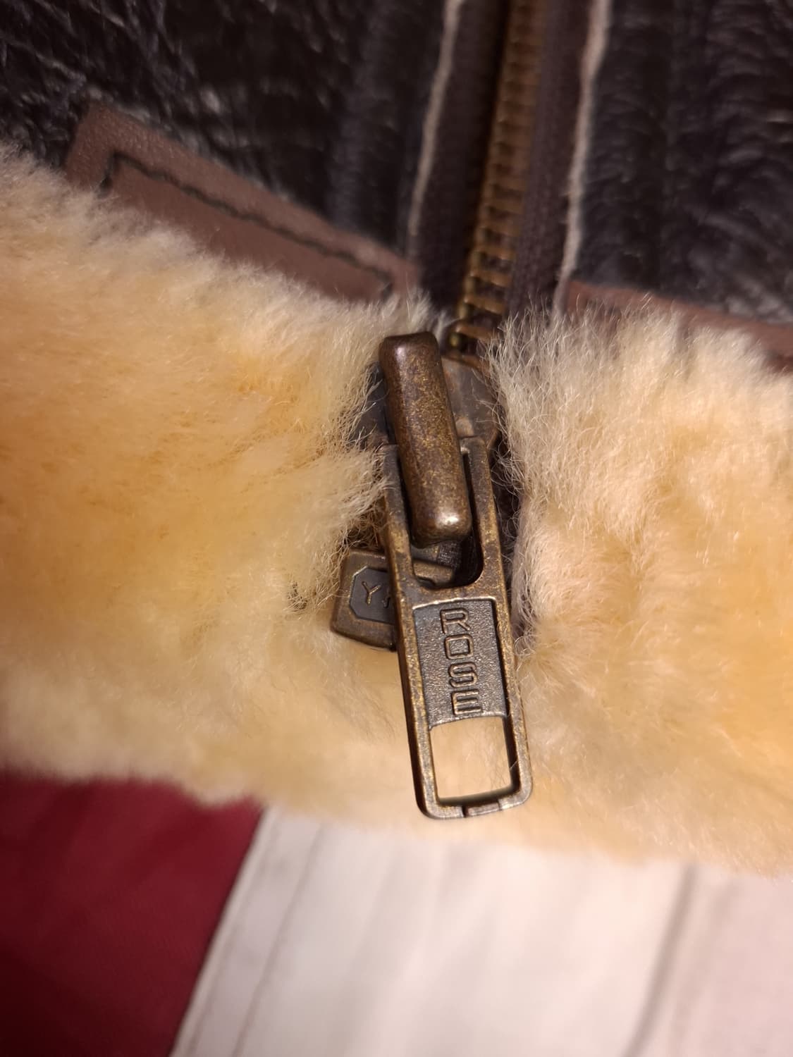 특A 국내산 미공군 TYPE B-6 항공 폭격기 무스탕 상품이미지5