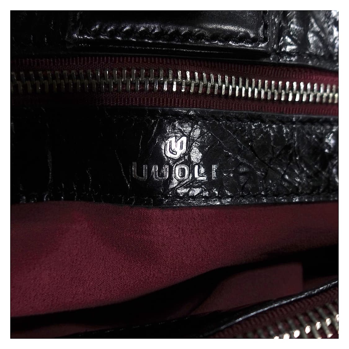 LEATHER 블랙 링클 가공 레더 크로스 벨트 스트랩 숄더백  상품이미지9