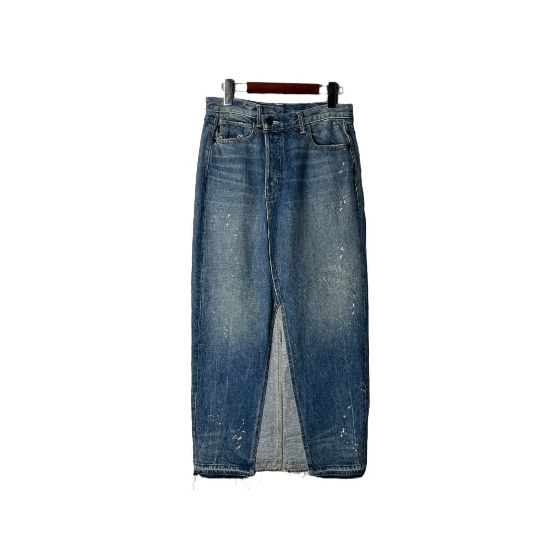 [Helmut Lang] 헬무트랭 페인팅 데님 롱스커트 상품이미지1