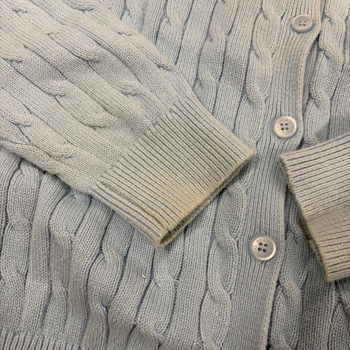 후아유 소라 하늘 꽈배기 니트 가디건  상품이미지8