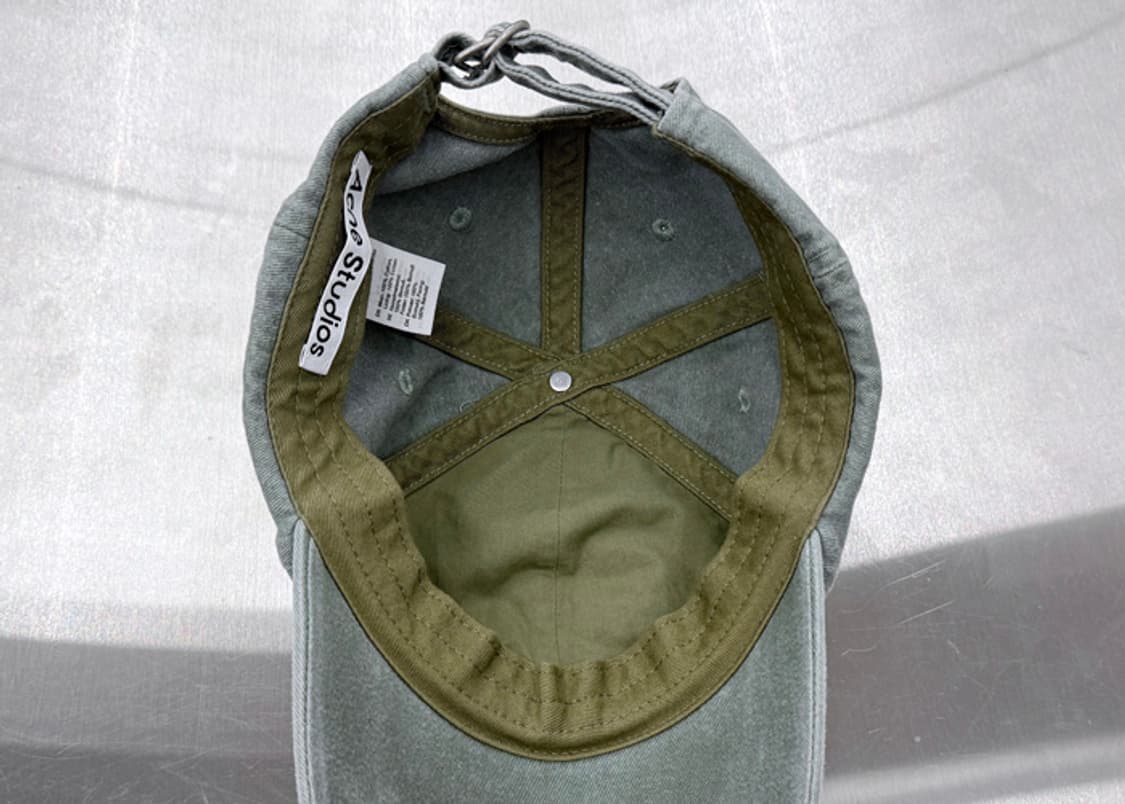 아크네 24SS 로고 자수 볼캡 상품이미지8