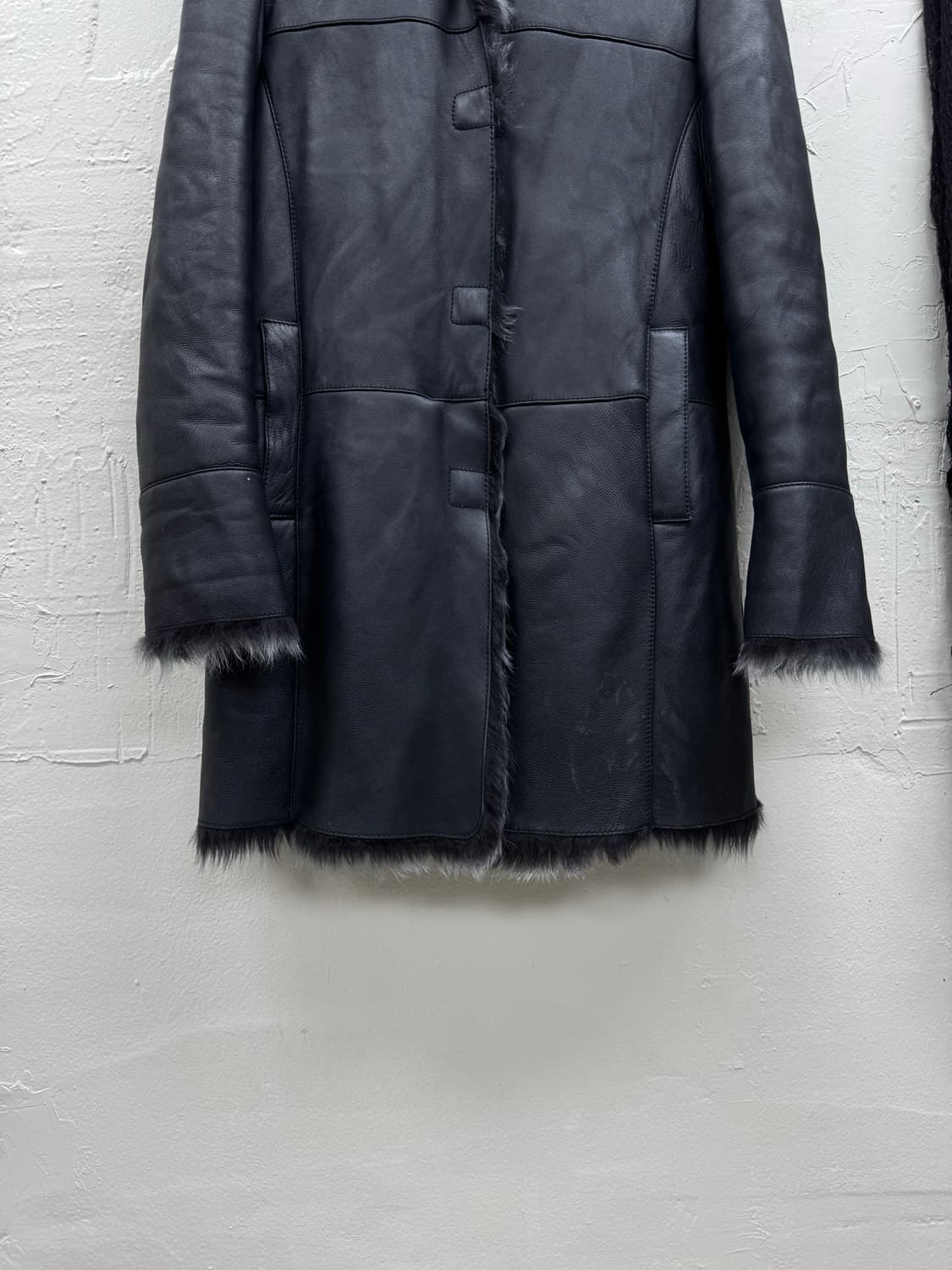 Unknown vkei trimming fur leather jacket 상품이미지5