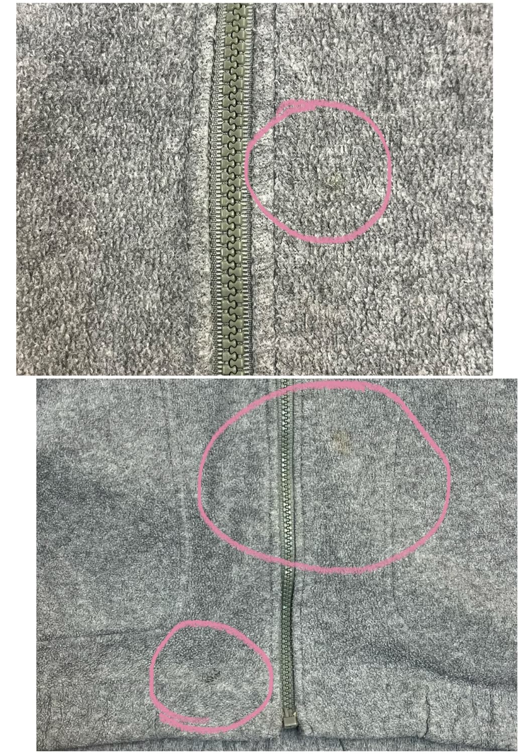 엠엘비 플리스 후드집업 그레이 95 #csz3258 상품이미지5