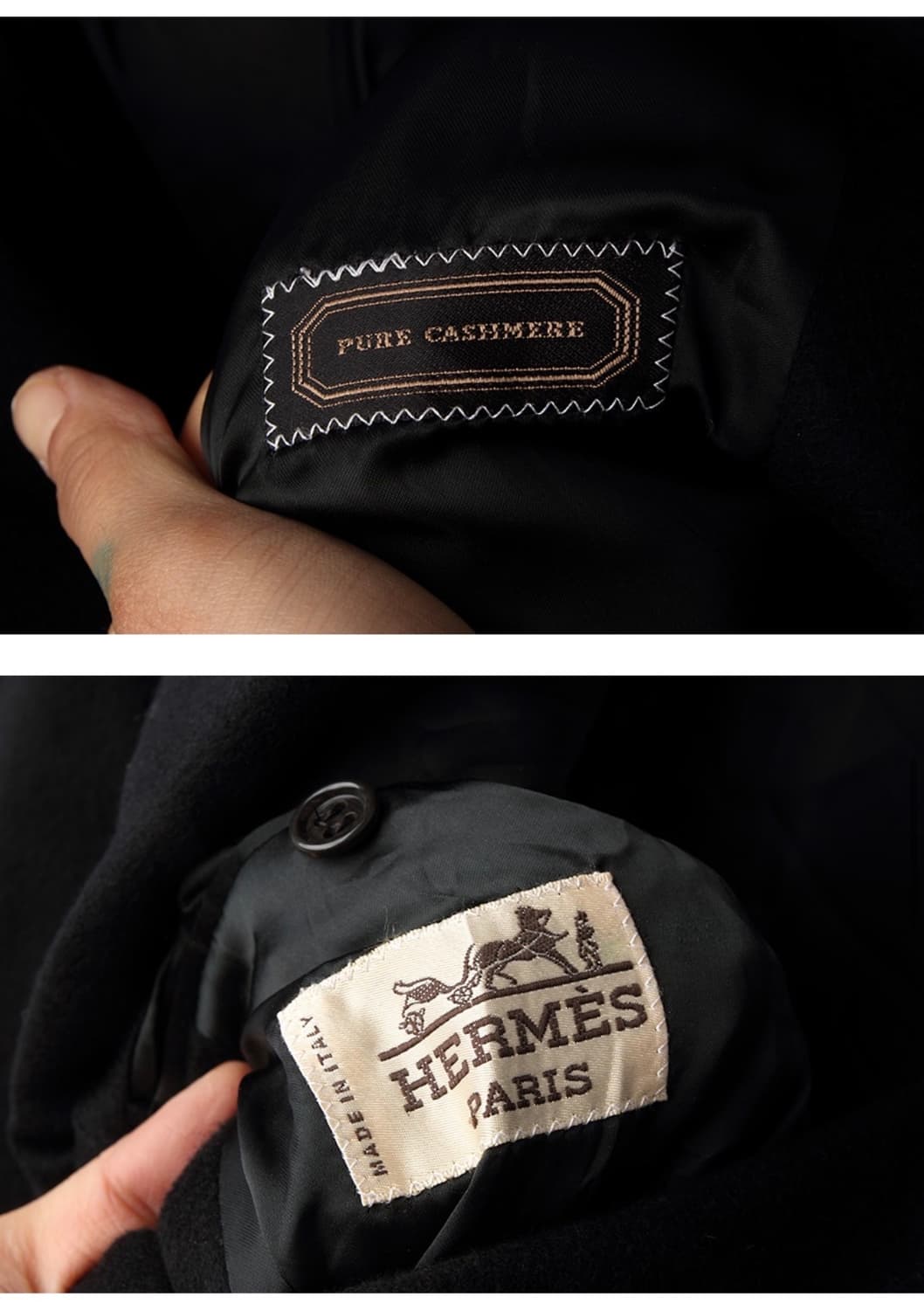 에르메스 캐시미어 체스터필드 코트 상품이미지5