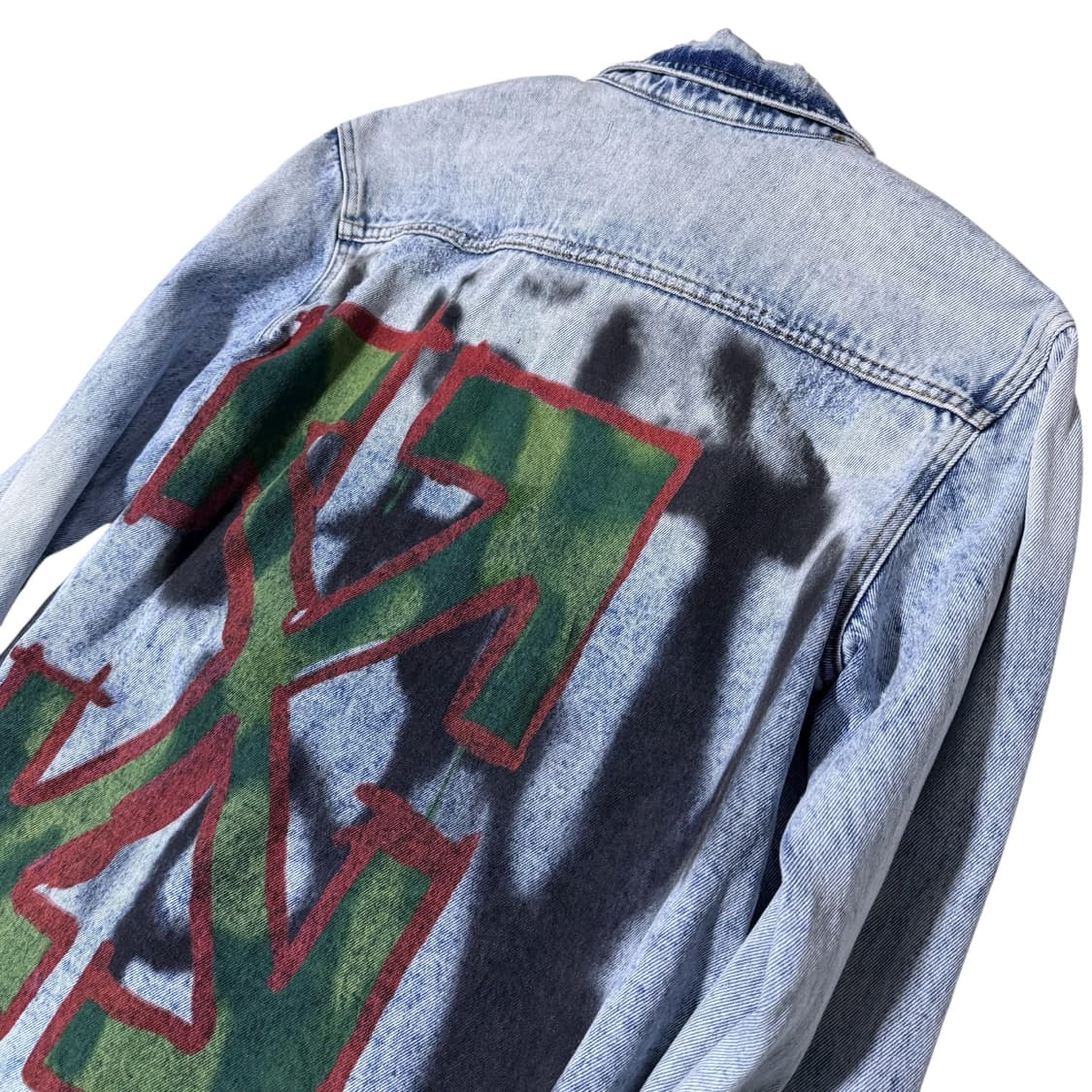 정품 19FW 오프화이트 데님 셔츠 상품이미지4