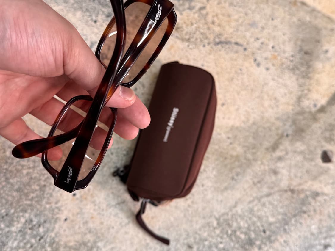 stussy brian 브라이언  선글라스 무늬 보관함 포함 상품이미지3