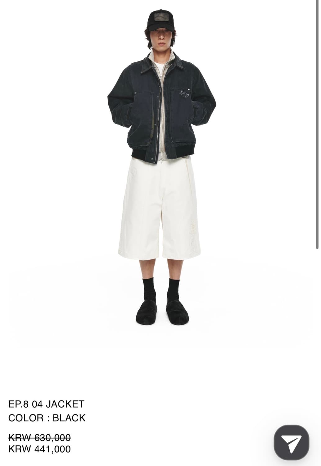 엑슬림 xlim ep.8 04자켓 블랙(L) 상품이미지1