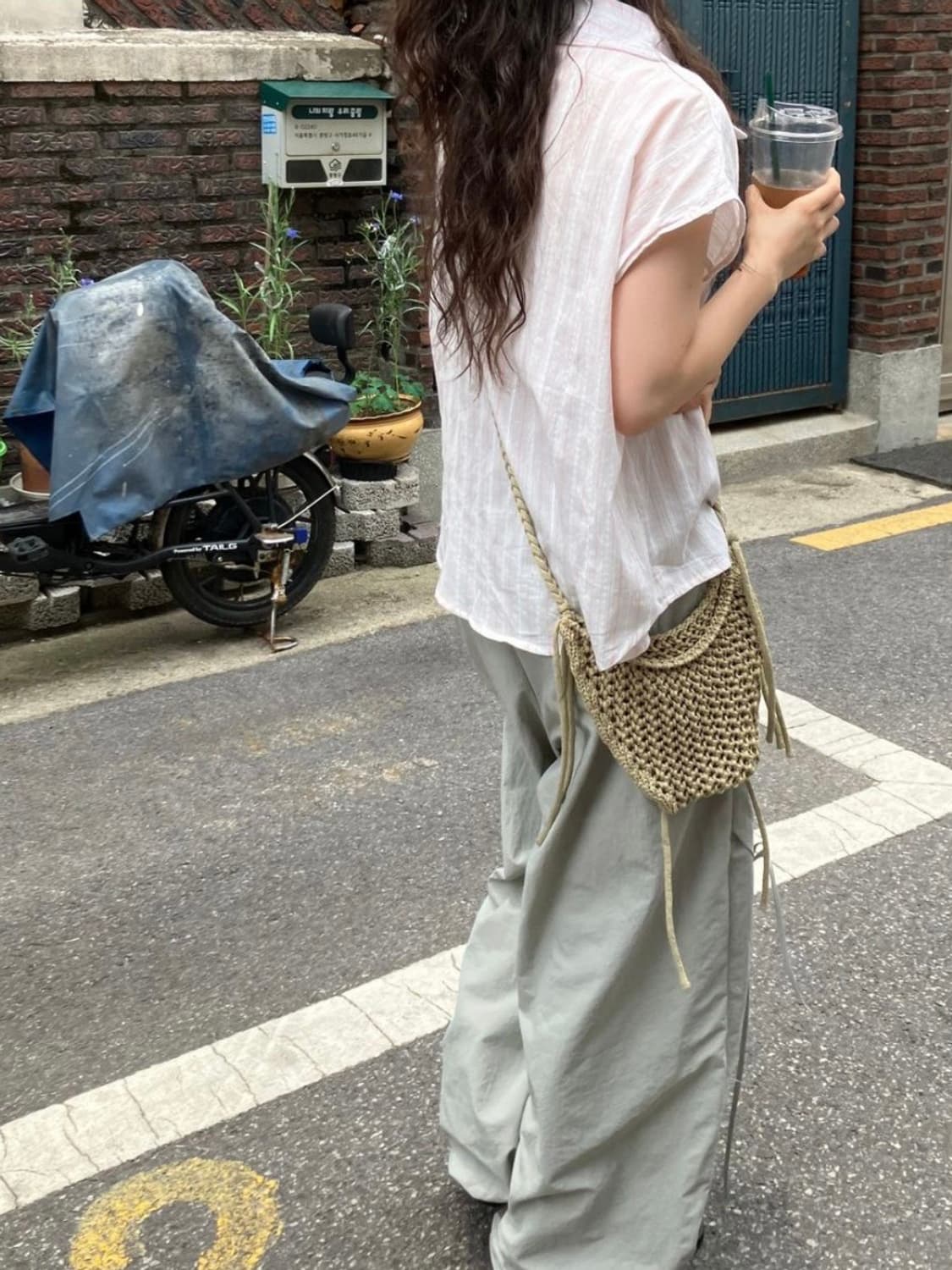 모래하우스 스트라이프 반팔 셔츠 상품이미지6