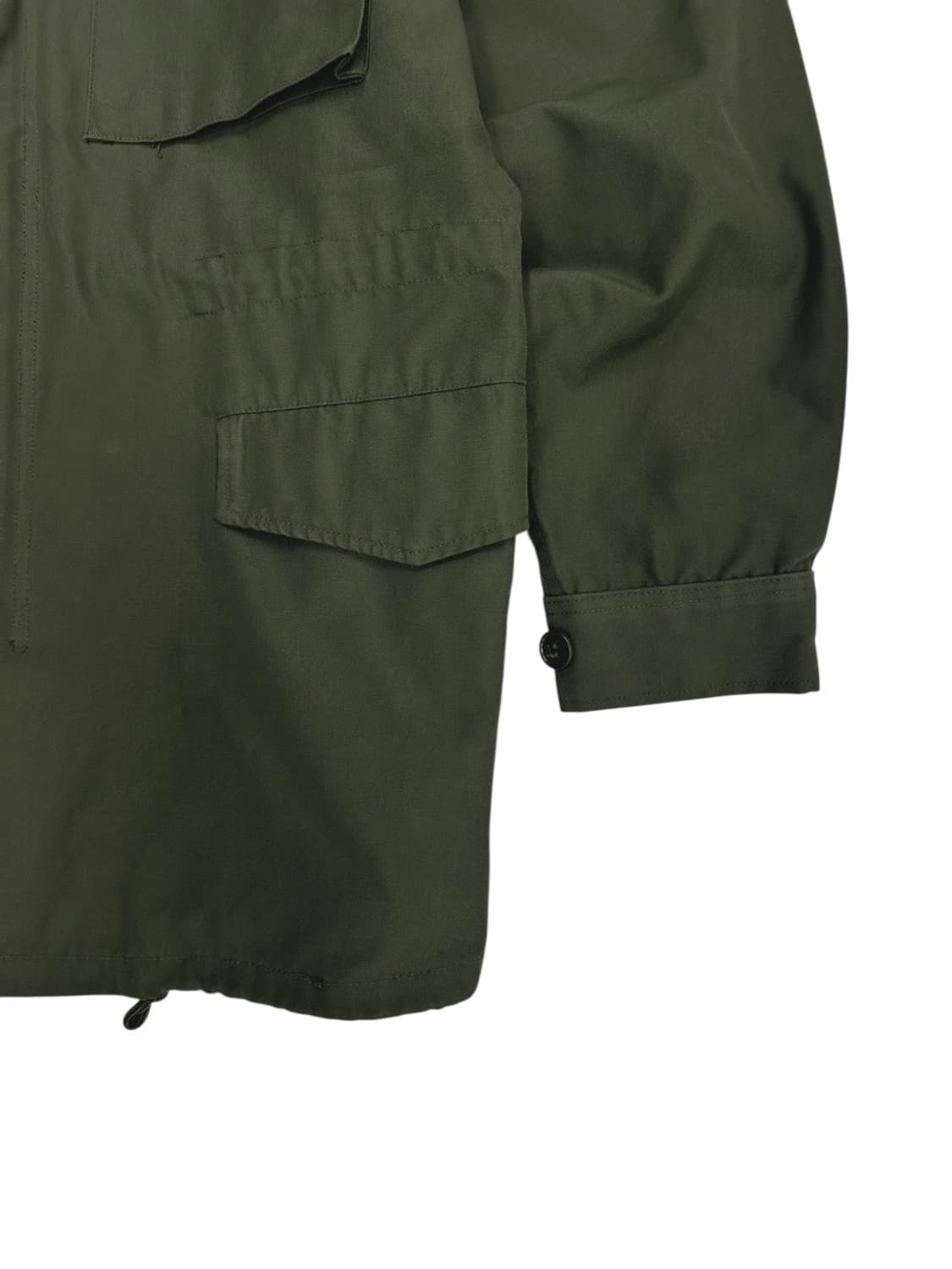 80s 한국군 밀리터리 퍼티그자켓 (L~XL) 상품이미지4