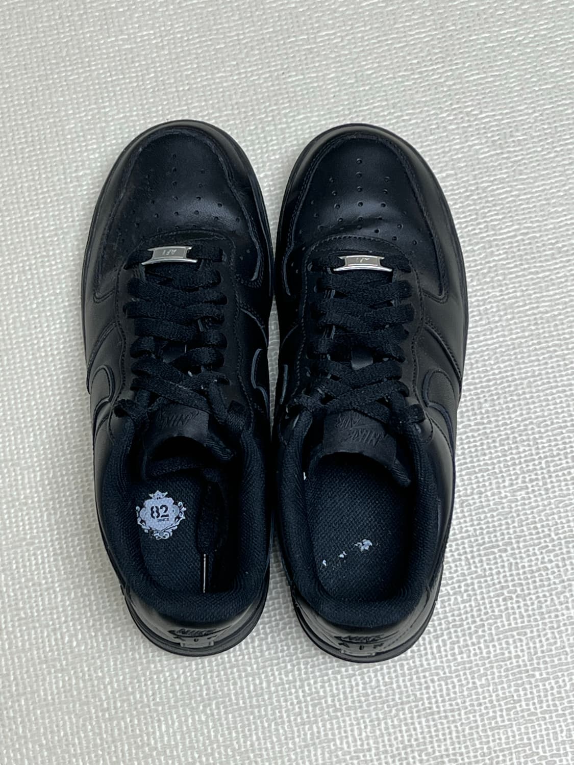 나이키 에어포스1 올블랙  상품이미지4