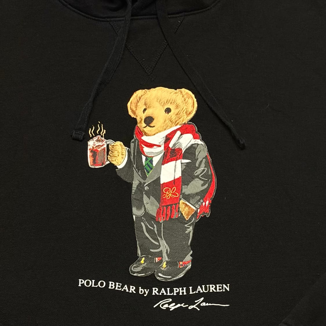 미국 빈티지 정품 폴로랄프로렌 베어 후드티 후드집업 상품이미지3