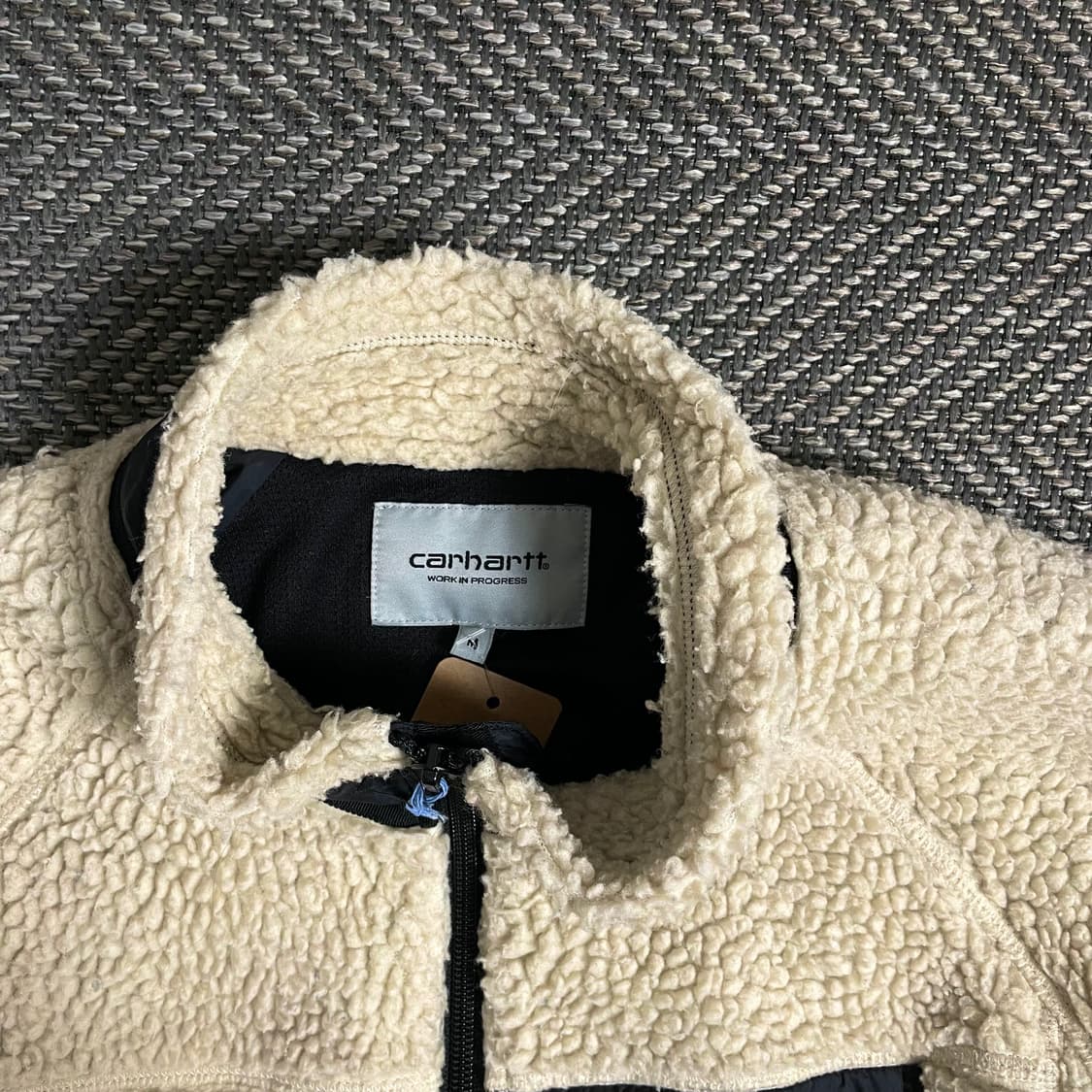 칼하트 WIP 패치 로고 쉐르파 플리스 자켓o 4884 상품이미지5