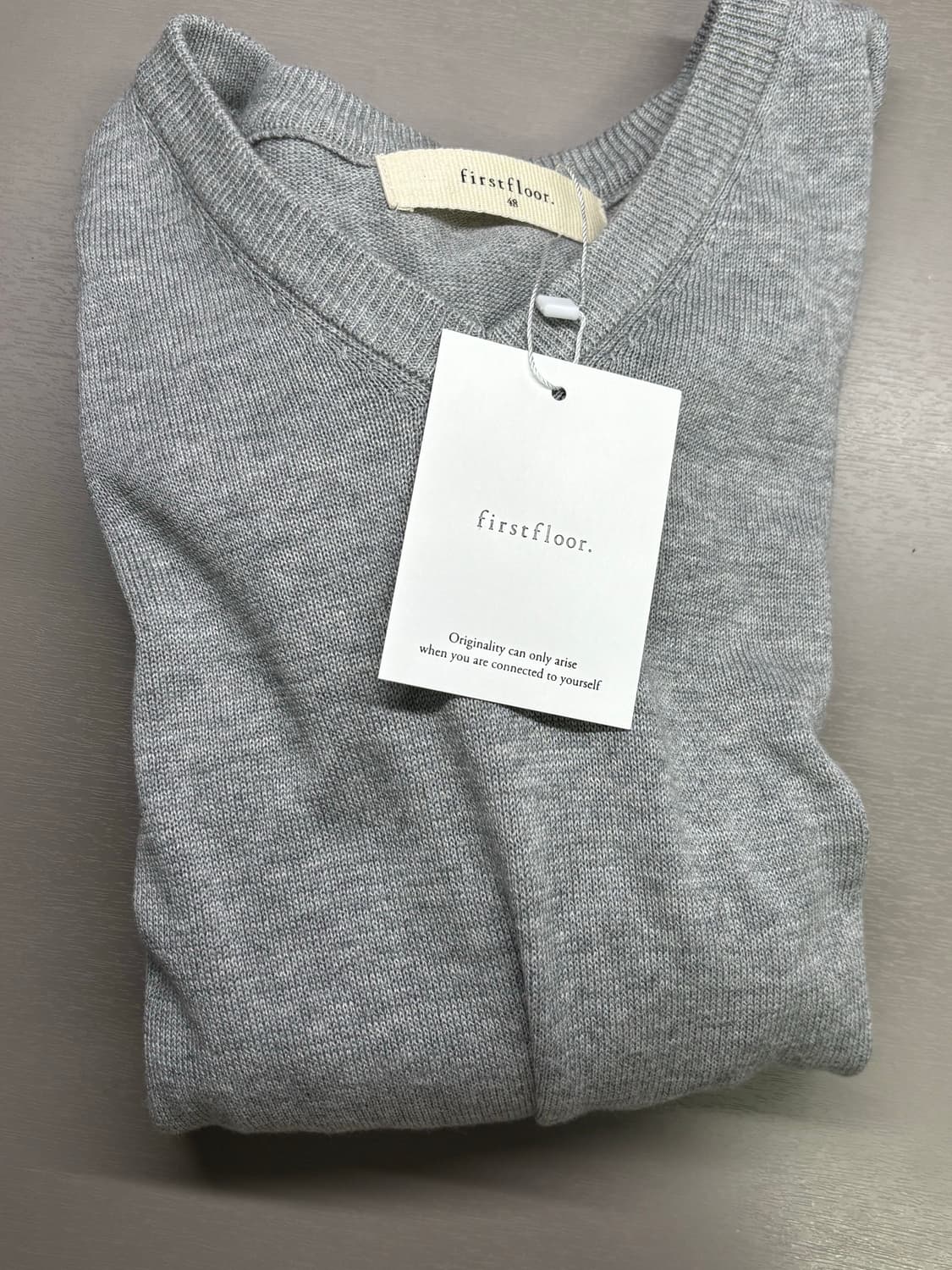 퍼스트플로어 매일의니트 (새제품,48사이즈) 상품이미지2