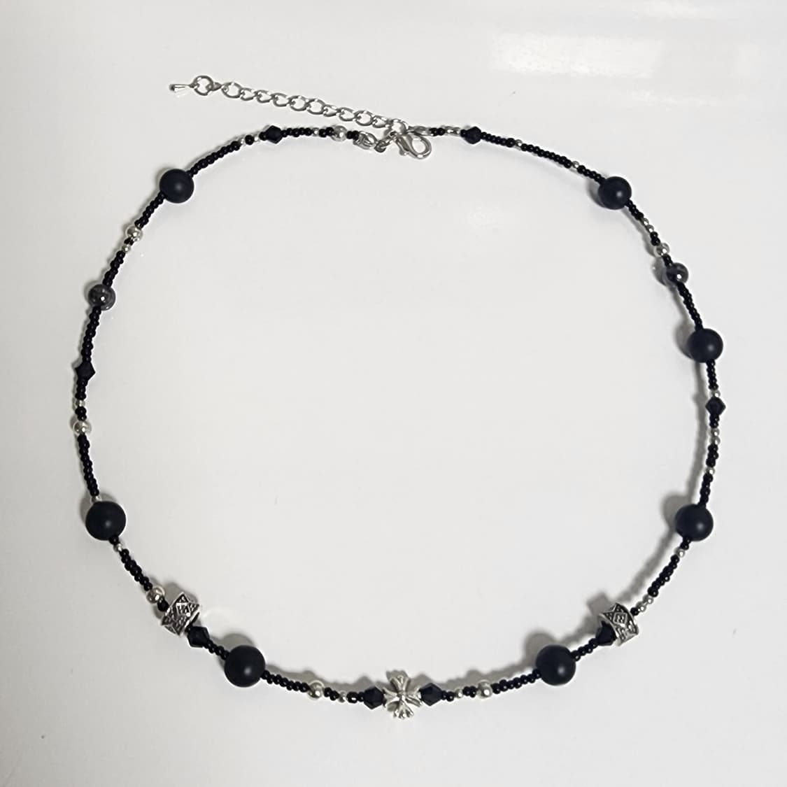 남자 십자가 포인트 목걸이 상품이미지1