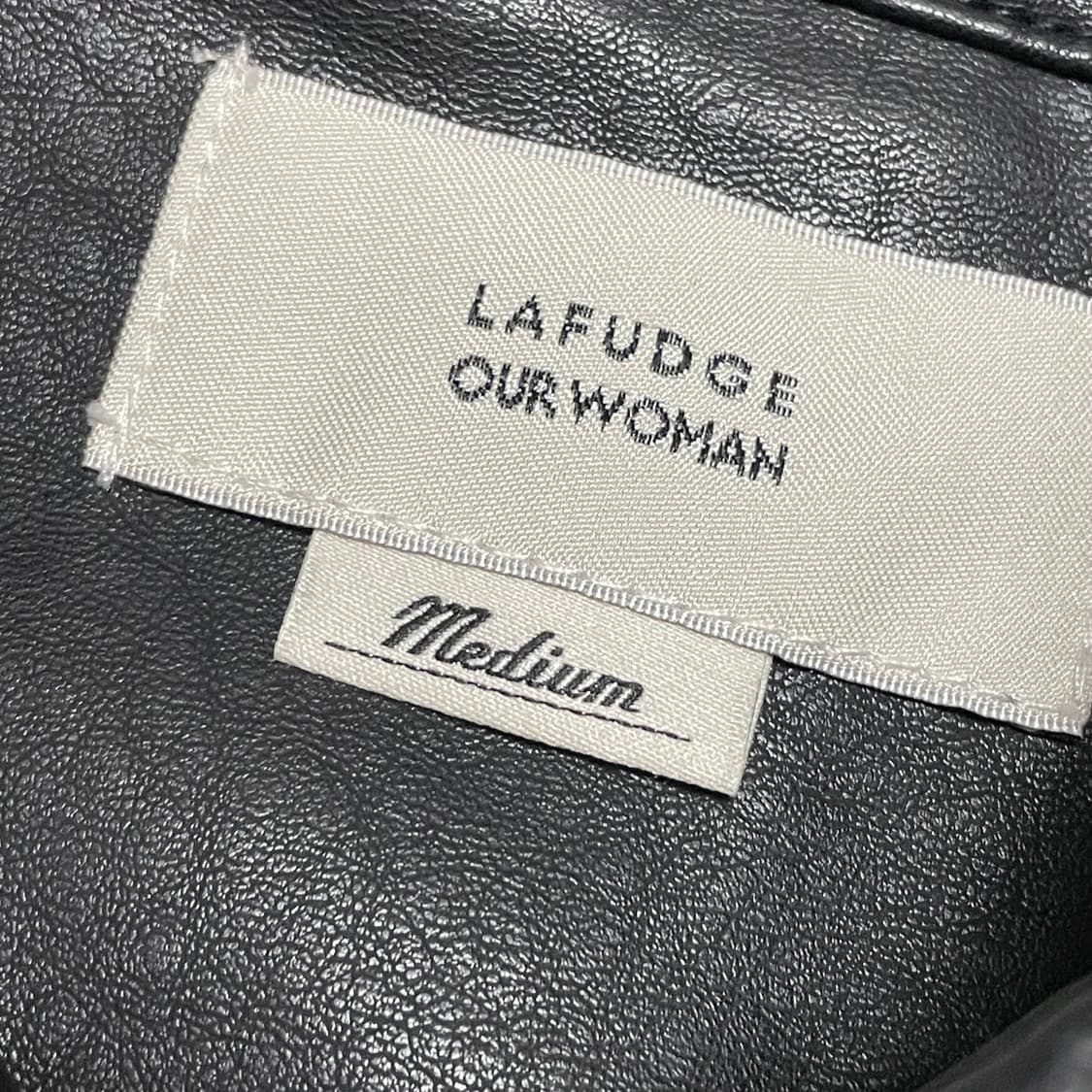 [M] 라퍼지스토어 버핑레더 크롭 자켓 상품이미지2