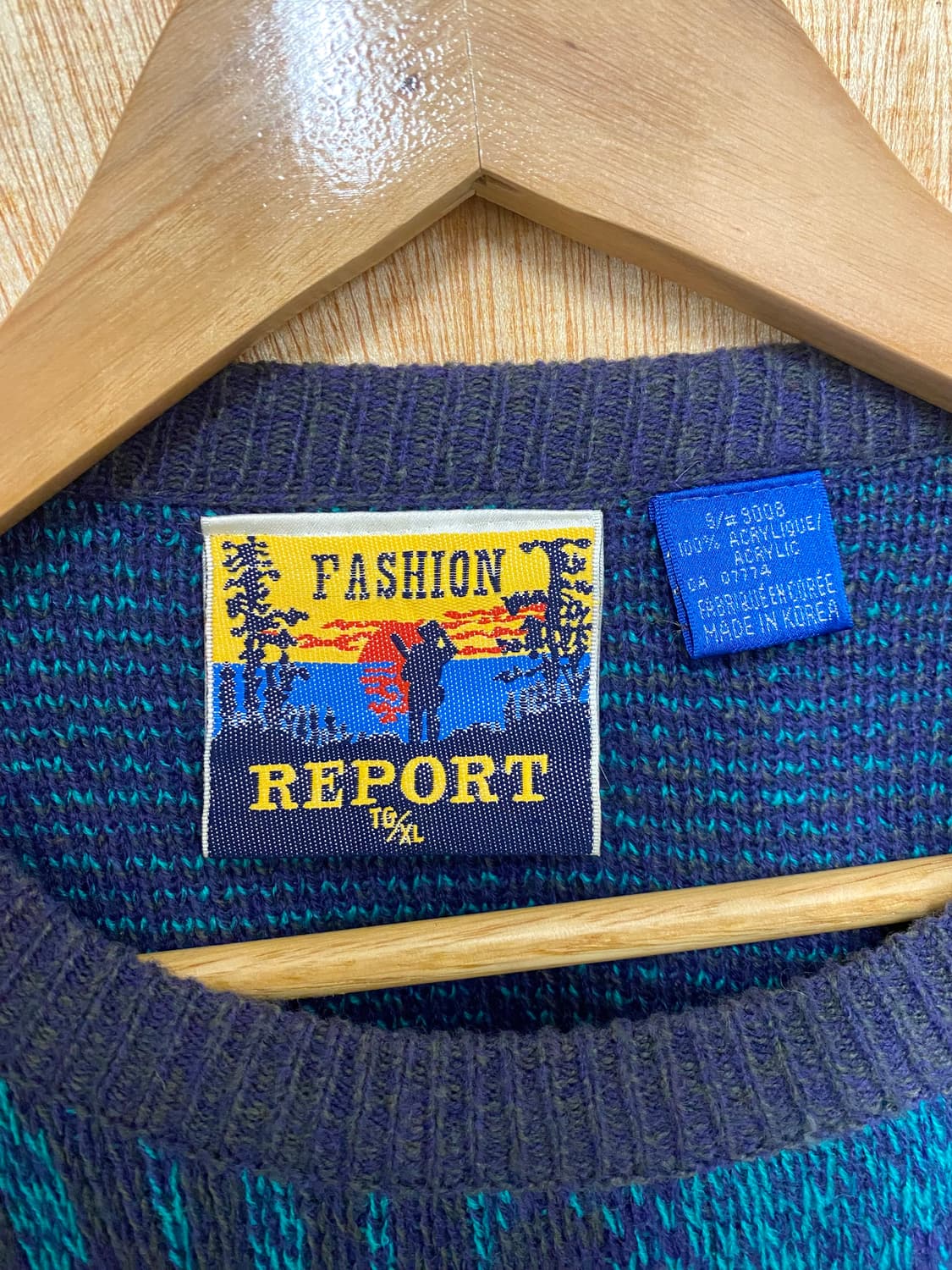 80~90's VTG knit 80~90년대 빈티지 코리아 메이드 니트 상품이미지5