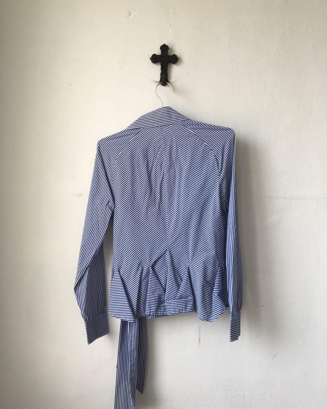Naracamicie stripe pattern wrap tied shi 상품이미지3