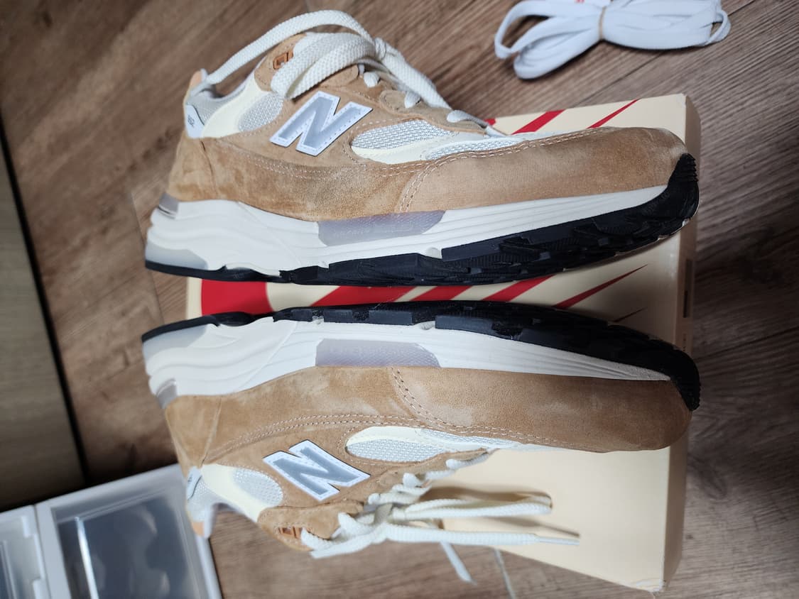 [285] 뉴발란스 992 메이드 인 USA 스위트 카라멜 칼슘 상품이미지3