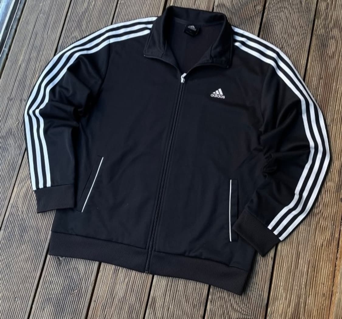 아디다스 블랙 검정 트랙탑 져지집업 105/XL 상품이미지1