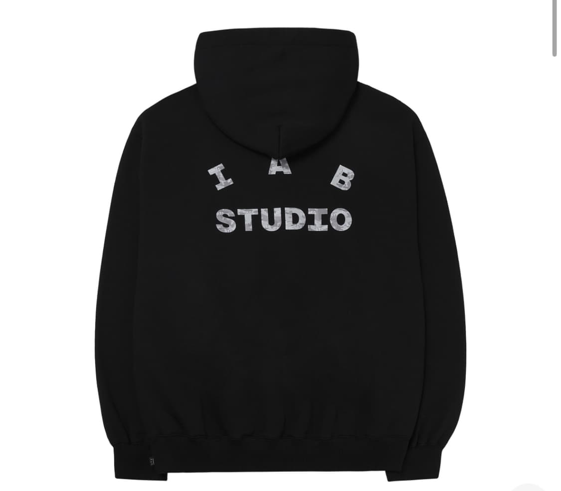 아이앱 블랙 카모 후드티L 상품이미지1