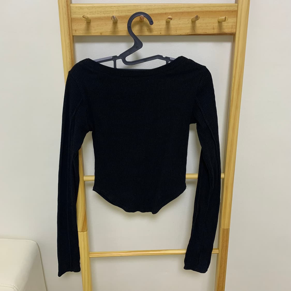 플리즈노팔로우 바비탑 새상품 블랙 상품이미지3