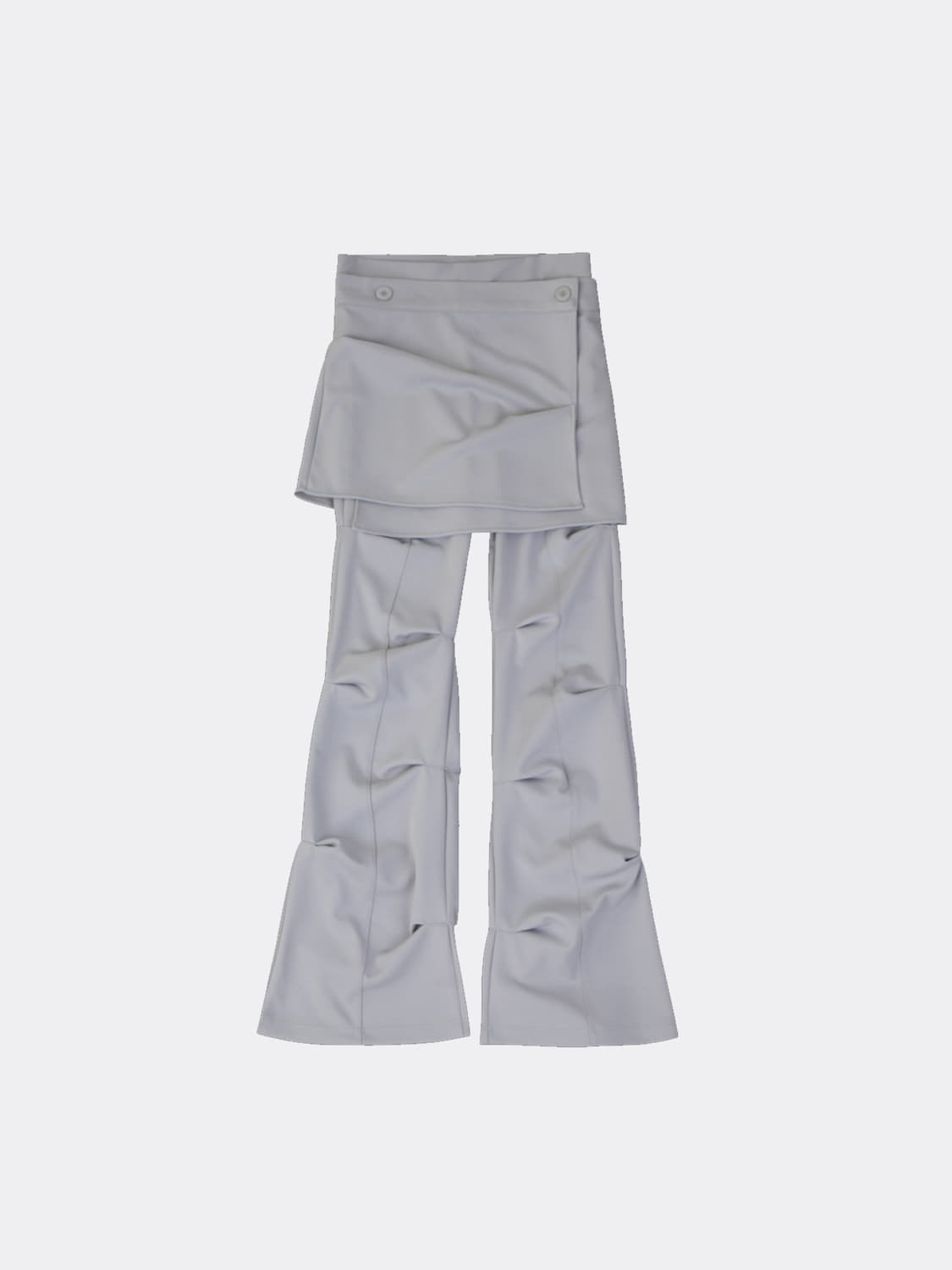 오호스OJOS 랩오버턱팬츠 Wrap Over Tuck Pants 랩스커트 상품이미지3