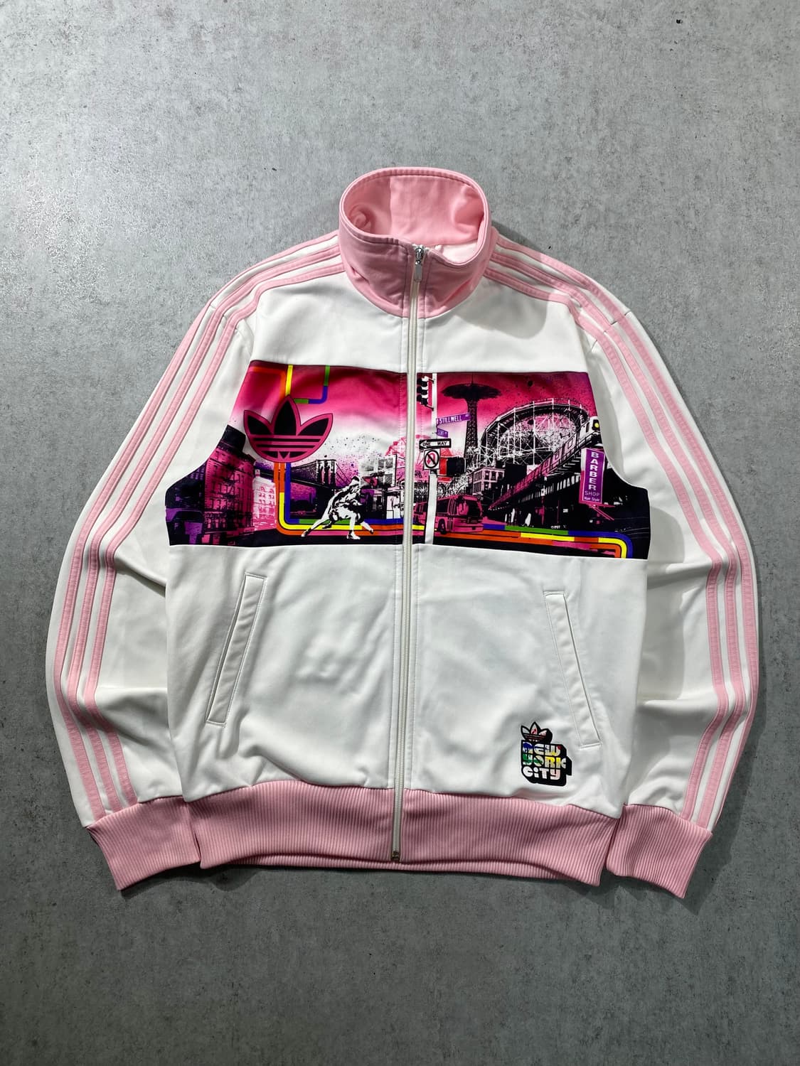 [M] Adidas 아디다스 빌 맥뮐런 브루클린 뉴욕 핑크 져지 상품이미지1