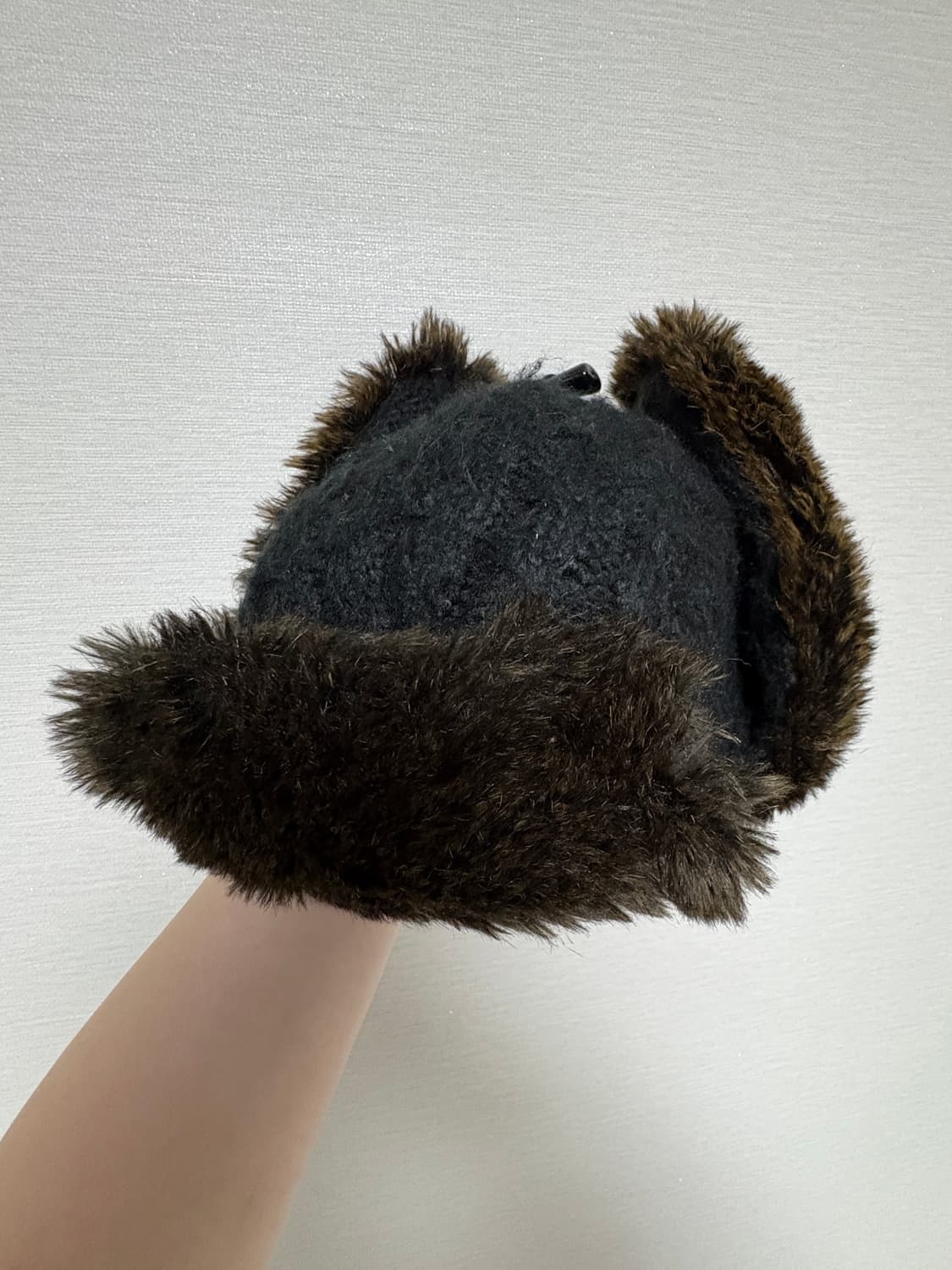 블랙니트 군밤모자 트루퍼햇 상품이미지3